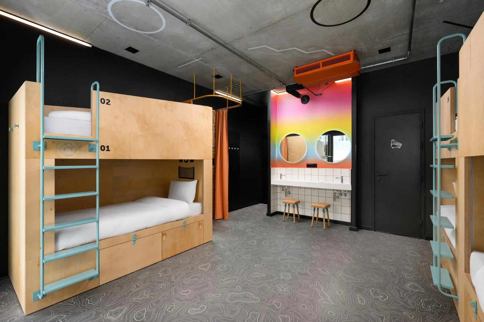 Bed in JO&JOE Budapest