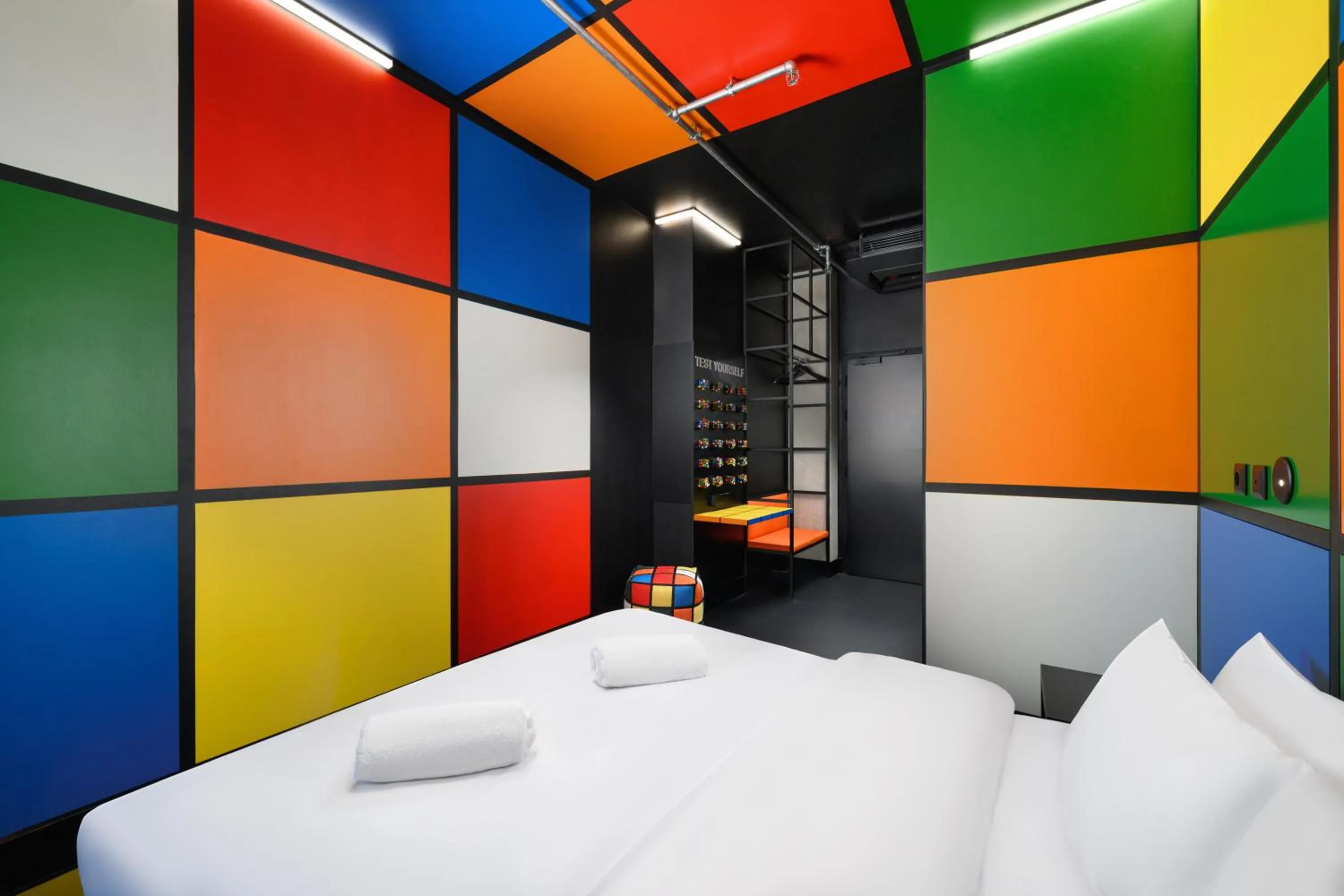 Bedroom, Bed in JO&JOE Budapest