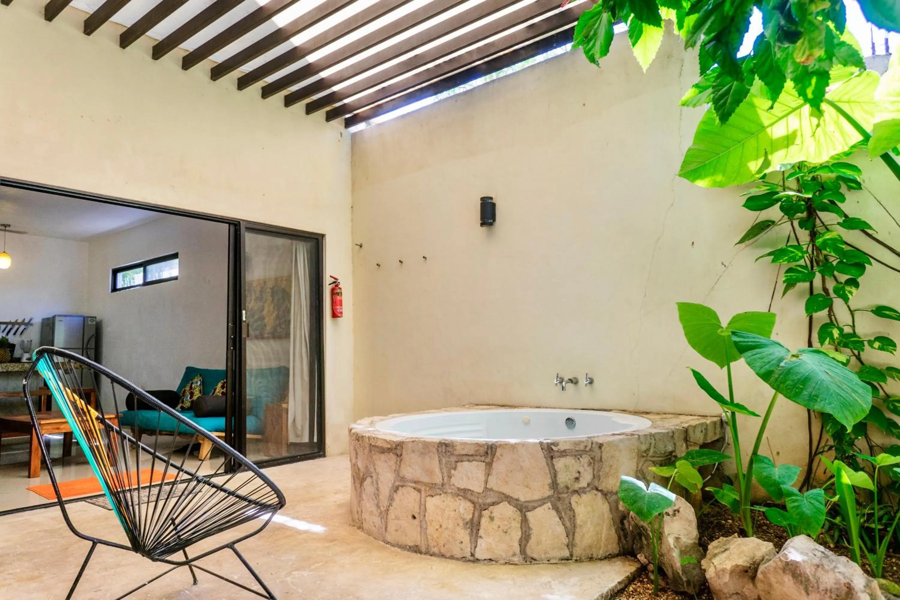 Hot Tub in Stay in the Heart of Tulum - best location in Town