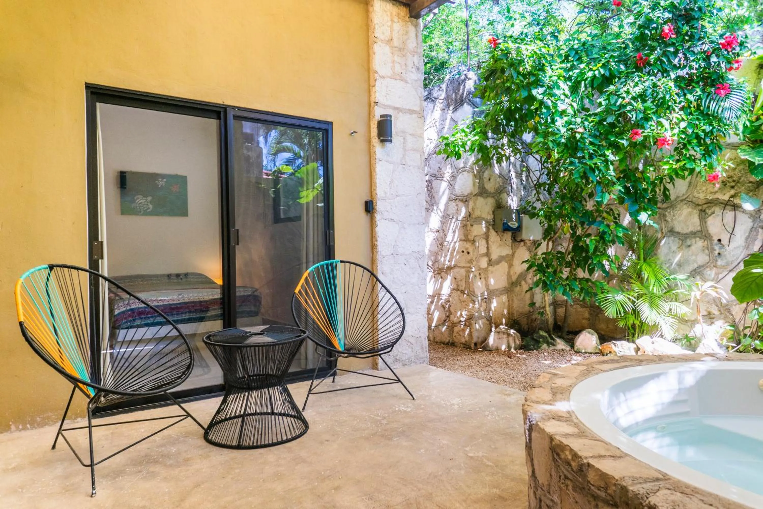 Patio in Stay in the Heart of Tulum - best location in Town