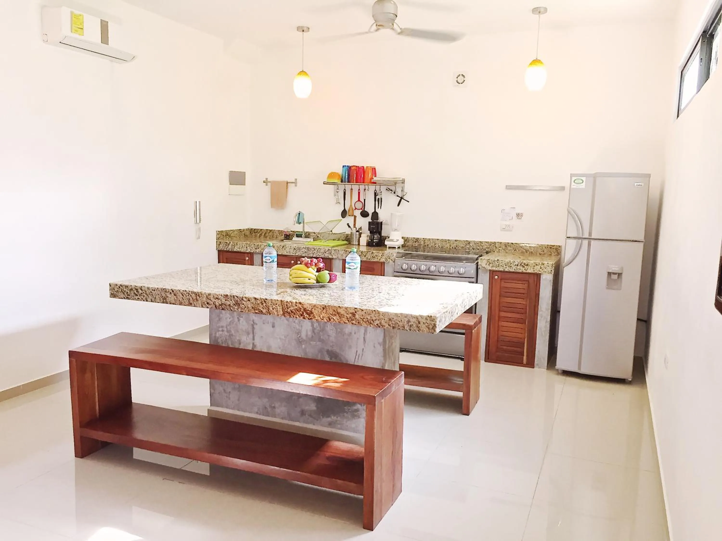 Kitchen or kitchenette in Stay in the Heart of Tulum - best location in Town