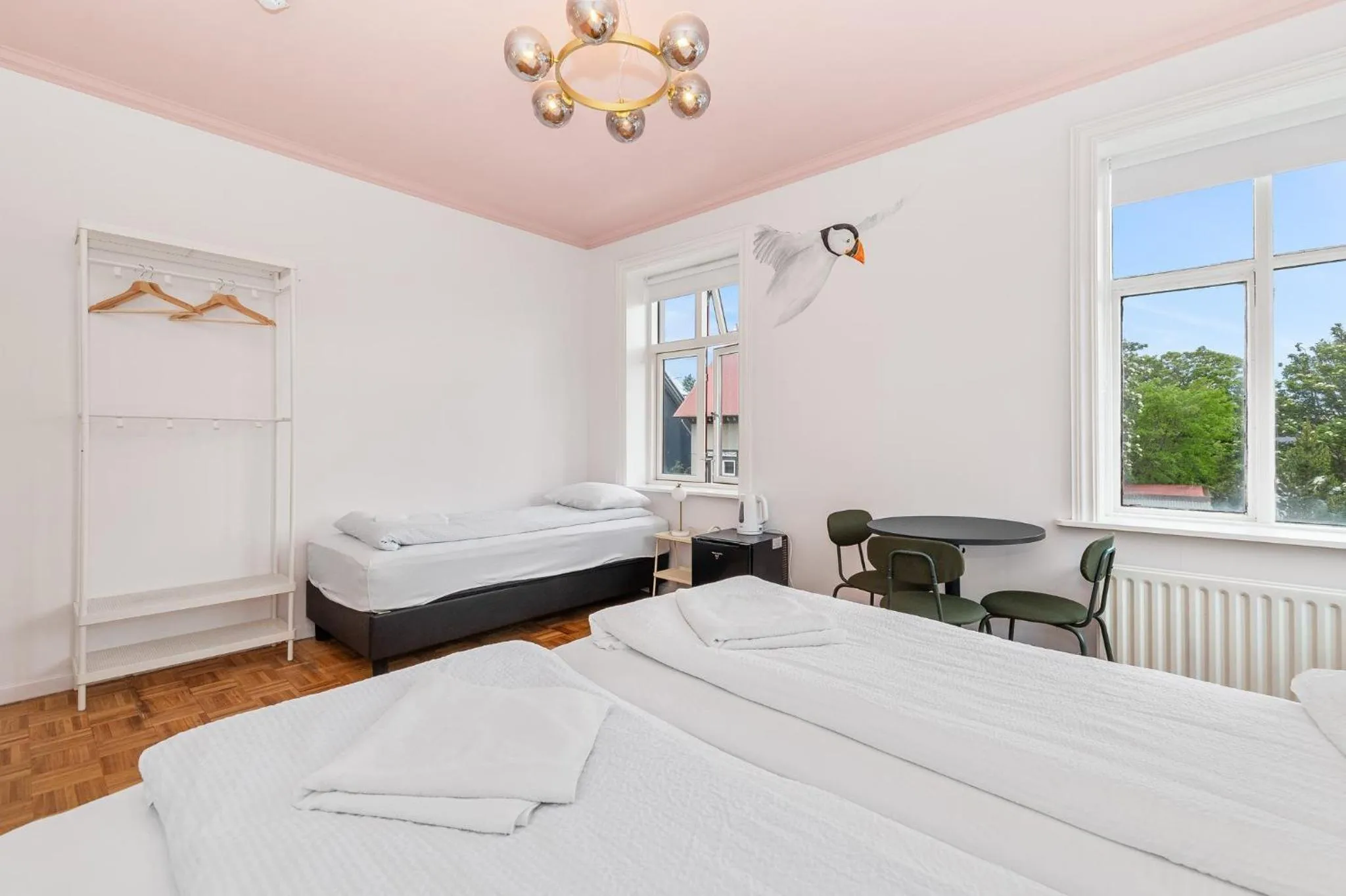 Bedroom, Bed in Downtown Reykjavík Baldursbrá Guesthouse