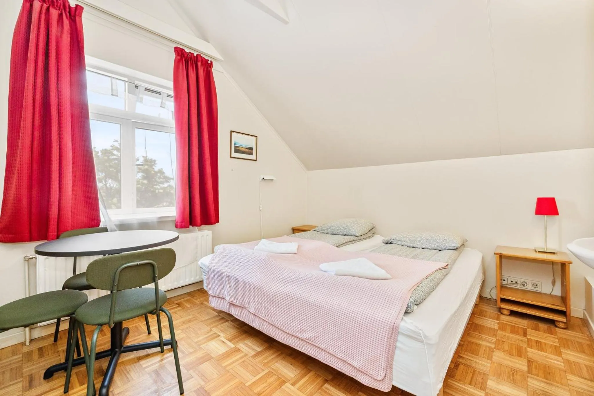 Bedroom, Bed in Downtown Reykjavík Baldursbrá Guesthouse