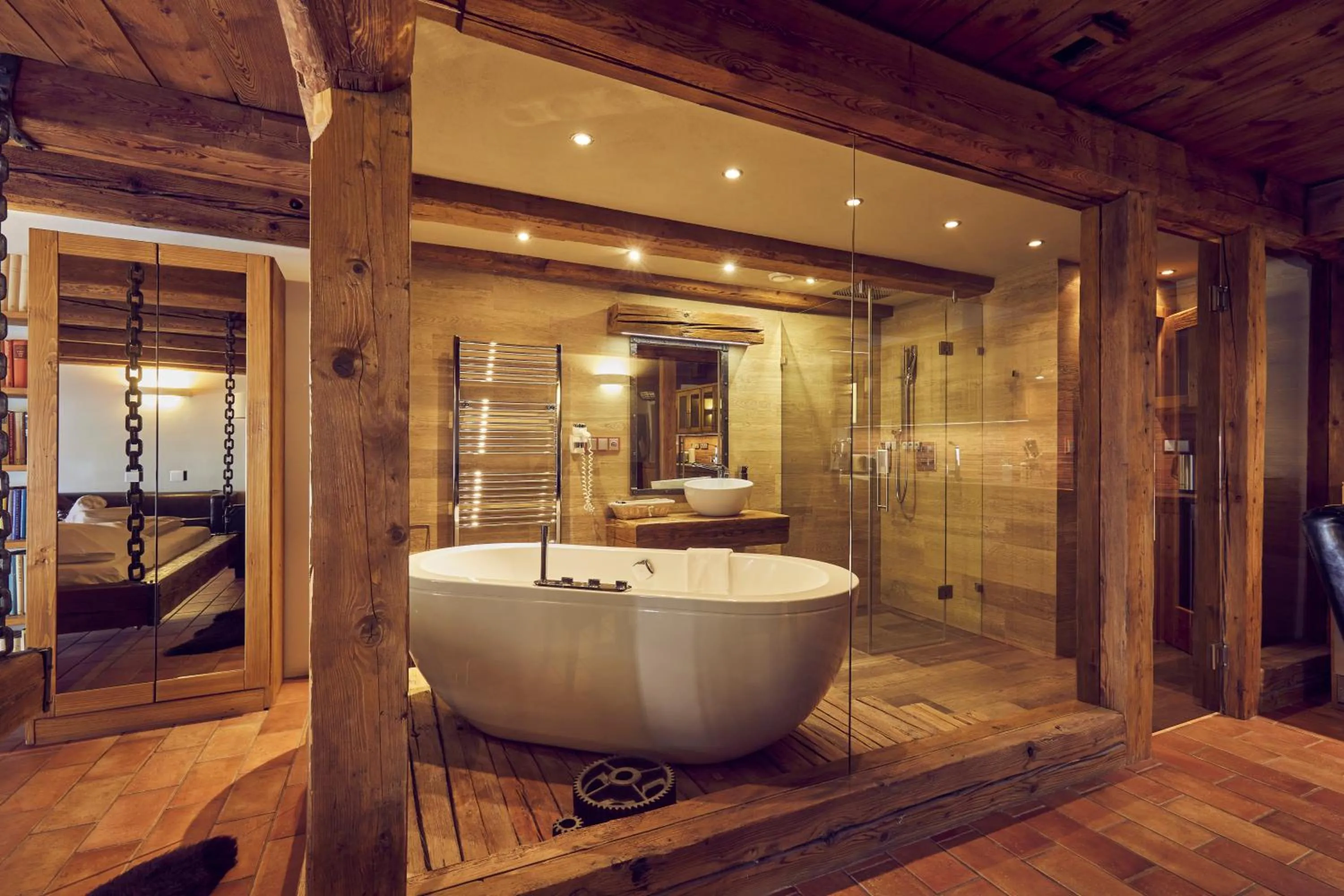 Bathroom in Mill Apartments