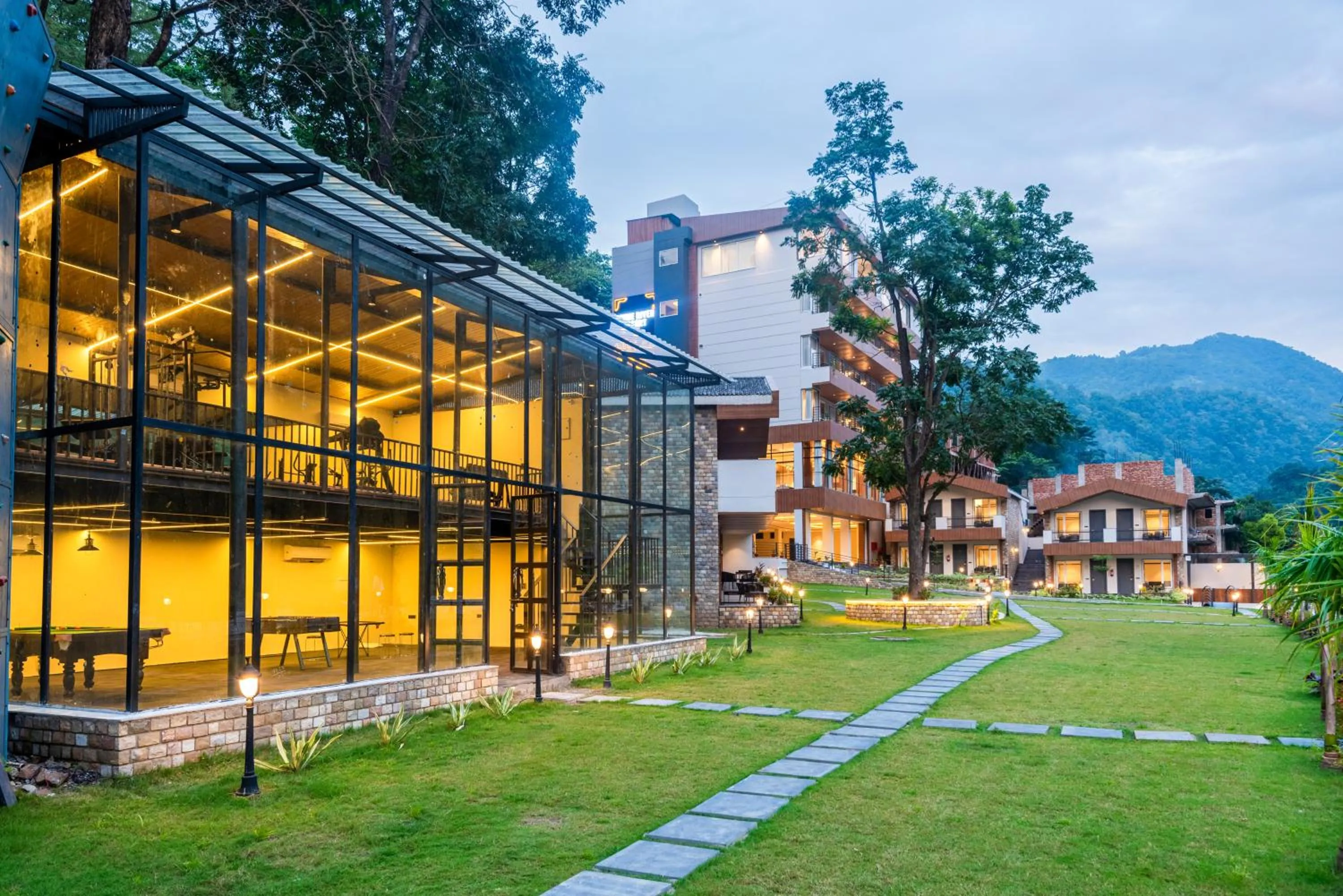 Property building in DLS Divine River Resort and Spa, Rishikesh