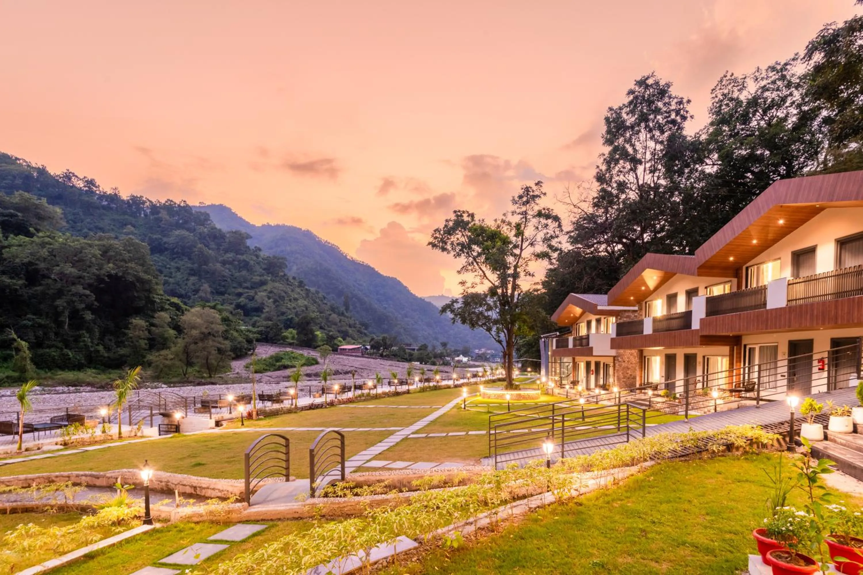 Parking in DLS Divine River Resort and Spa, Rishikesh