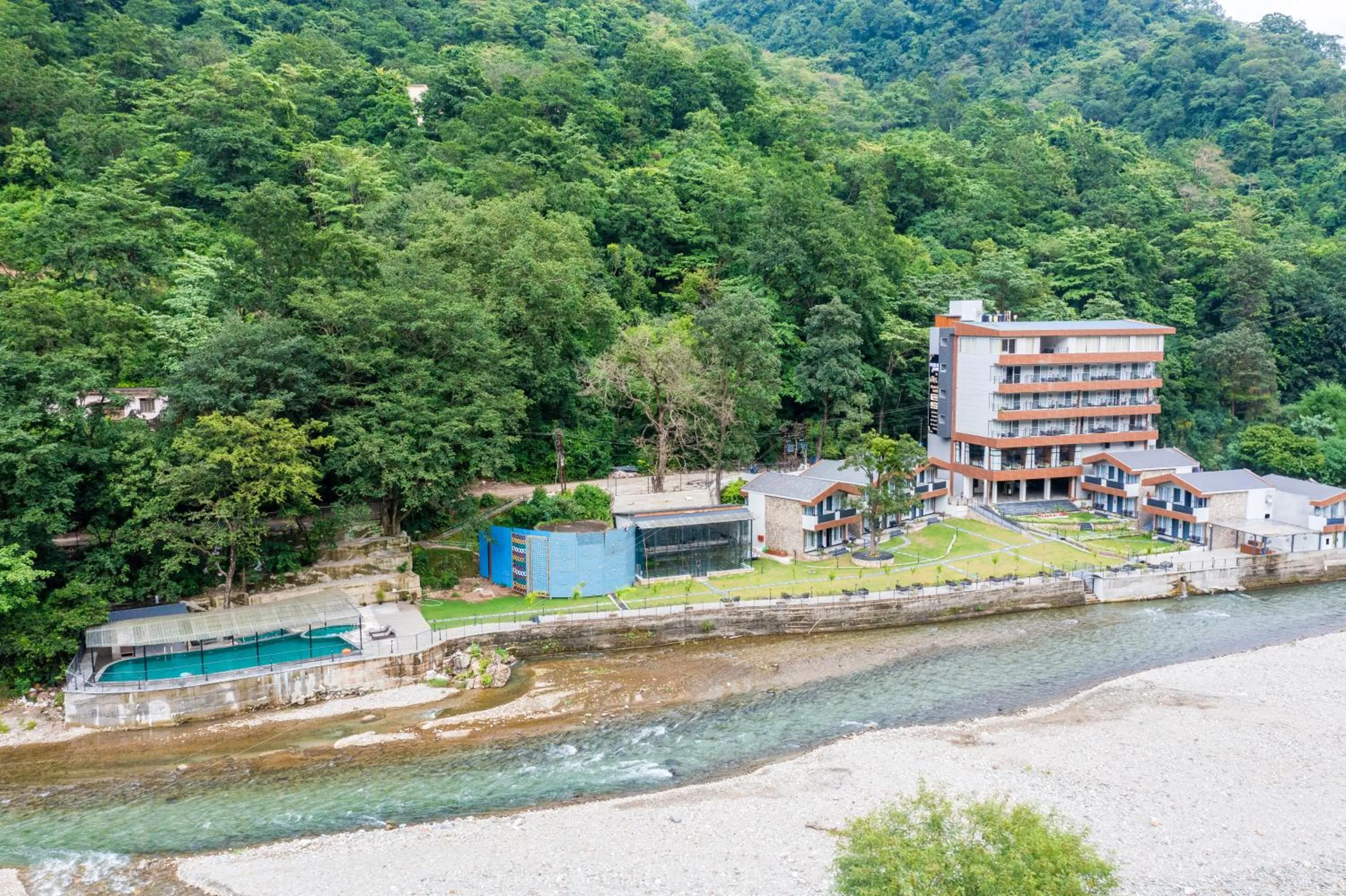 Property building in DLS Divine River Resort and Spa, Rishikesh