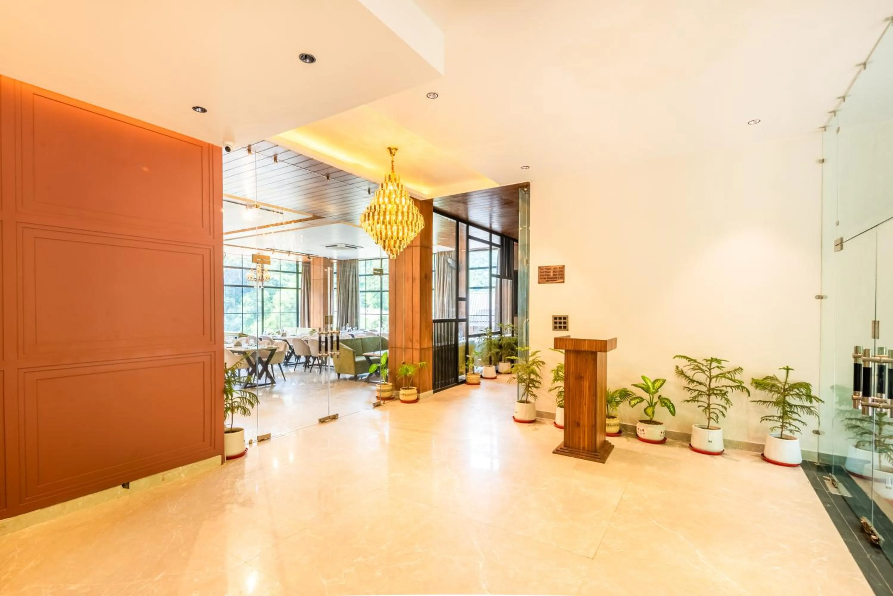Lobby or reception in DLS Divine River Resort and Spa, Rishikesh