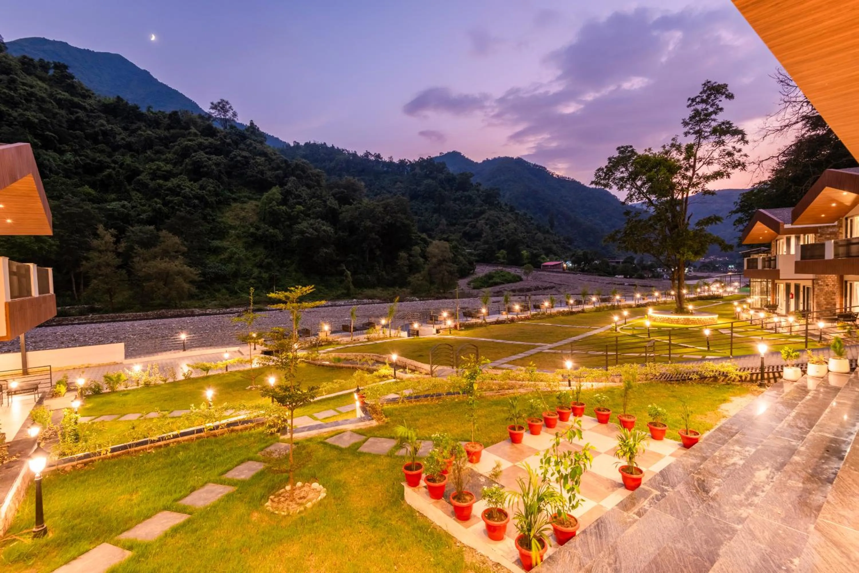 Property building in DLS Divine River Resort and Spa, Rishikesh