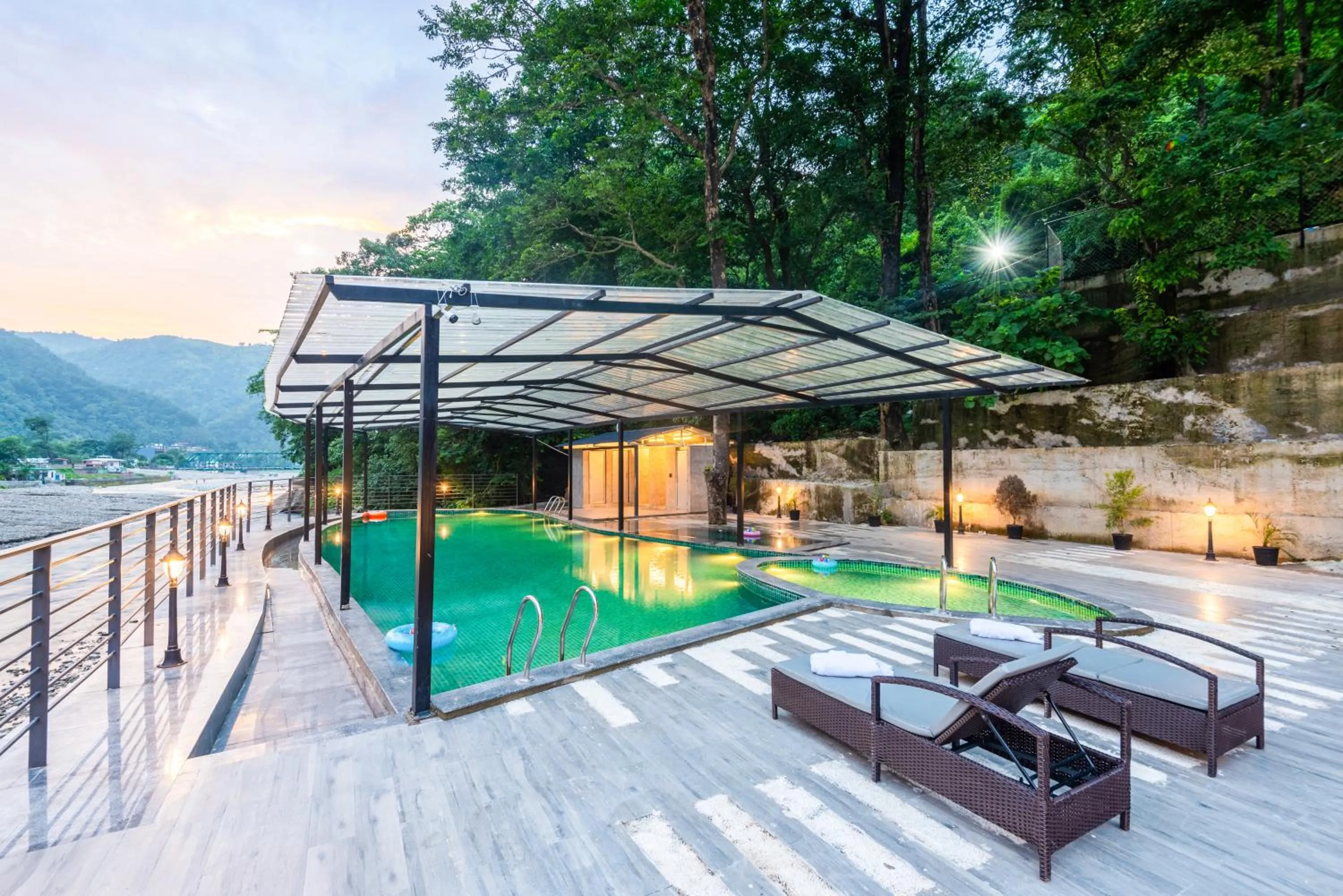 Property building in DLS Divine River Resort and Spa, Rishikesh