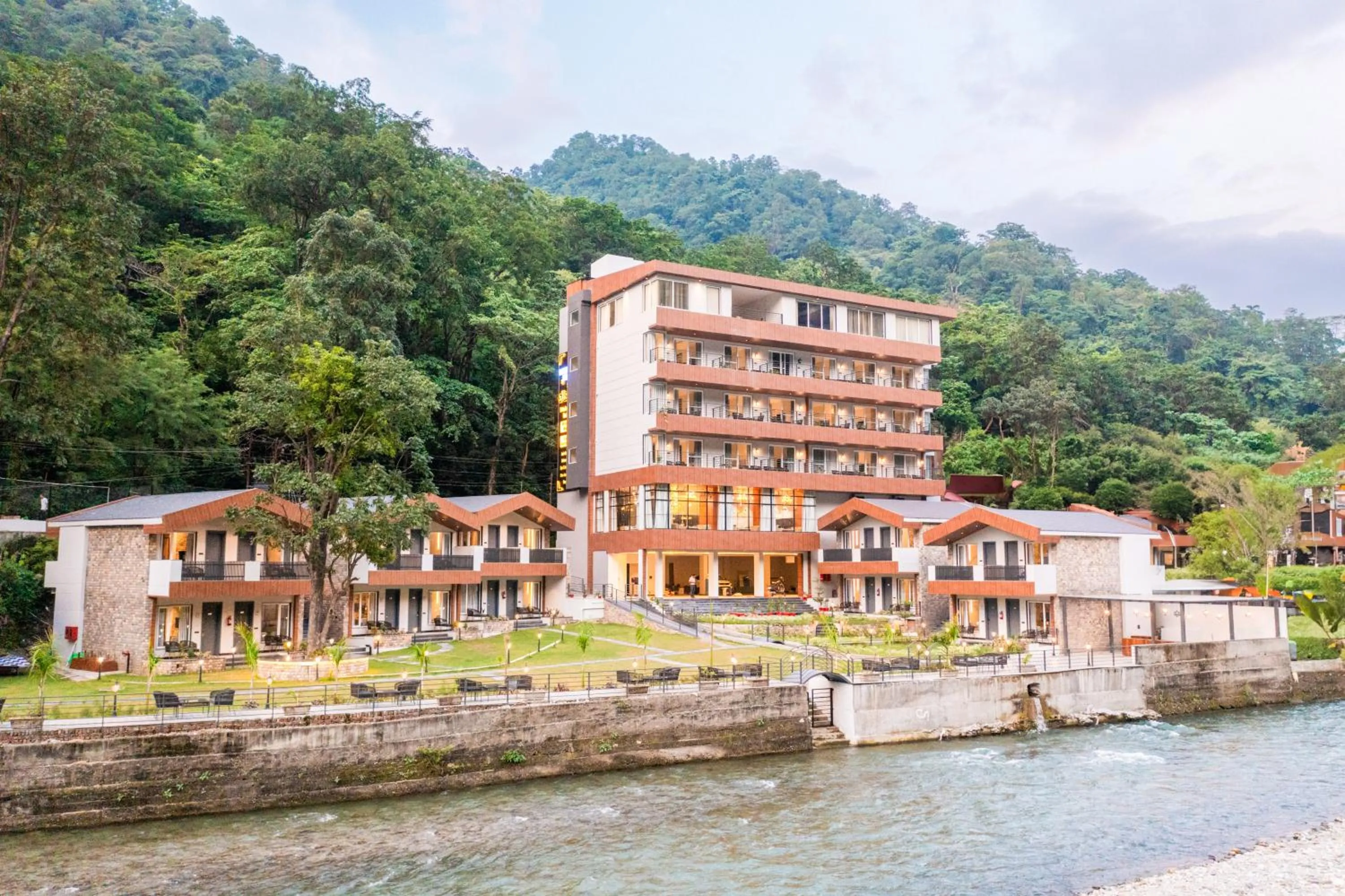 Property building in DLS Divine River Resort and Spa, Rishikesh