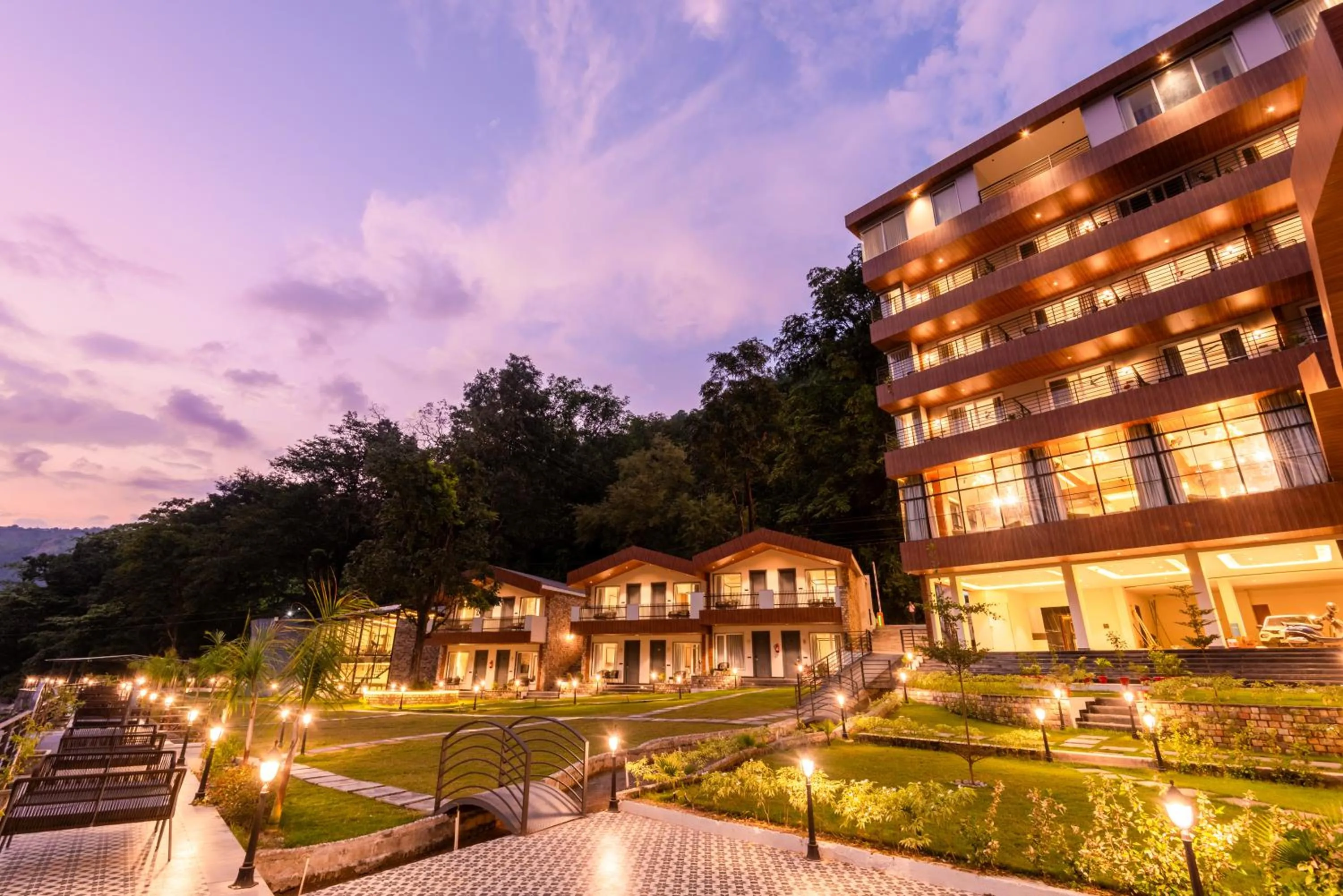 Property building in DLS Divine River Resort and Spa, Rishikesh