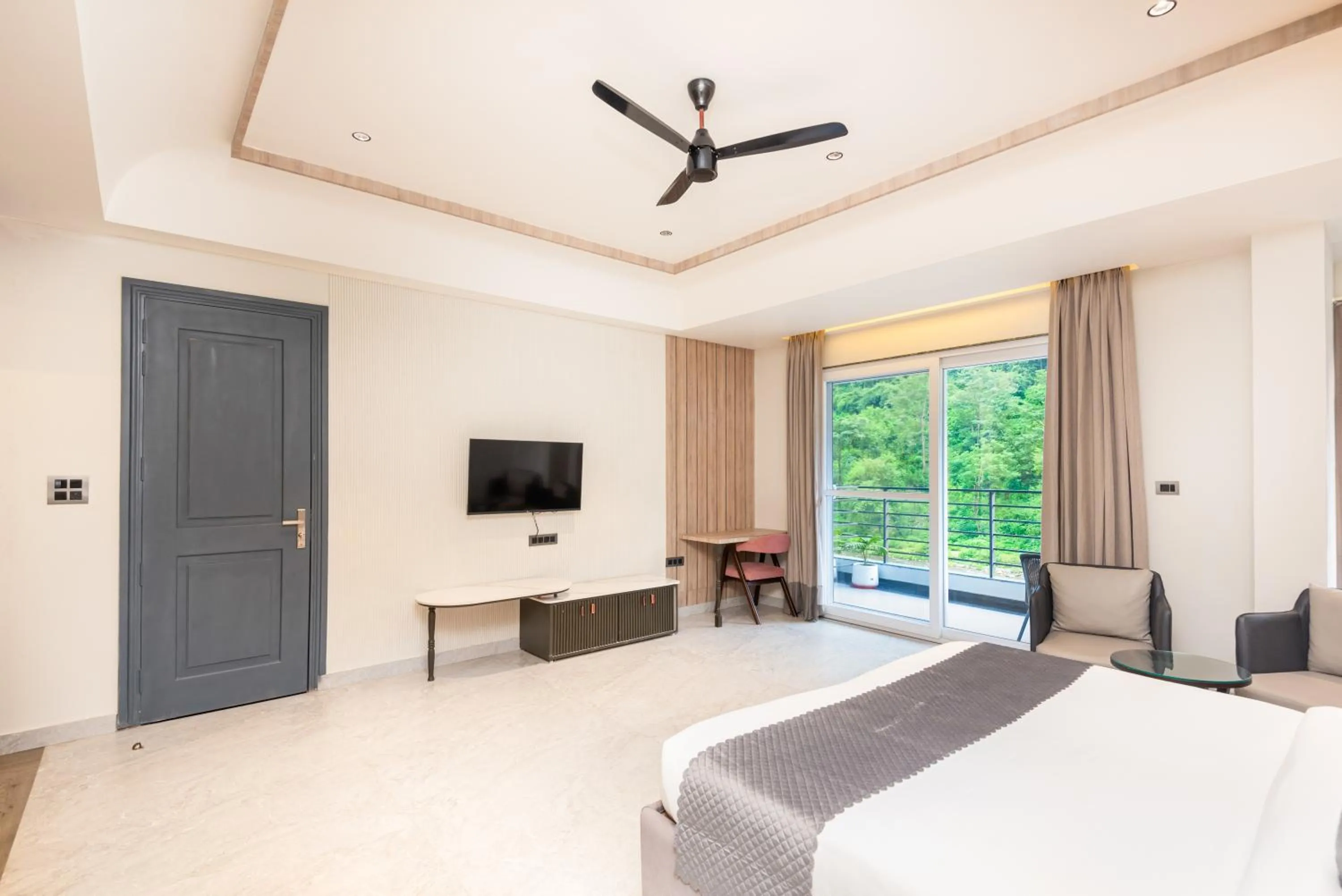 Bedroom, Bed in DLS Divine River Resort and Spa, Rishikesh