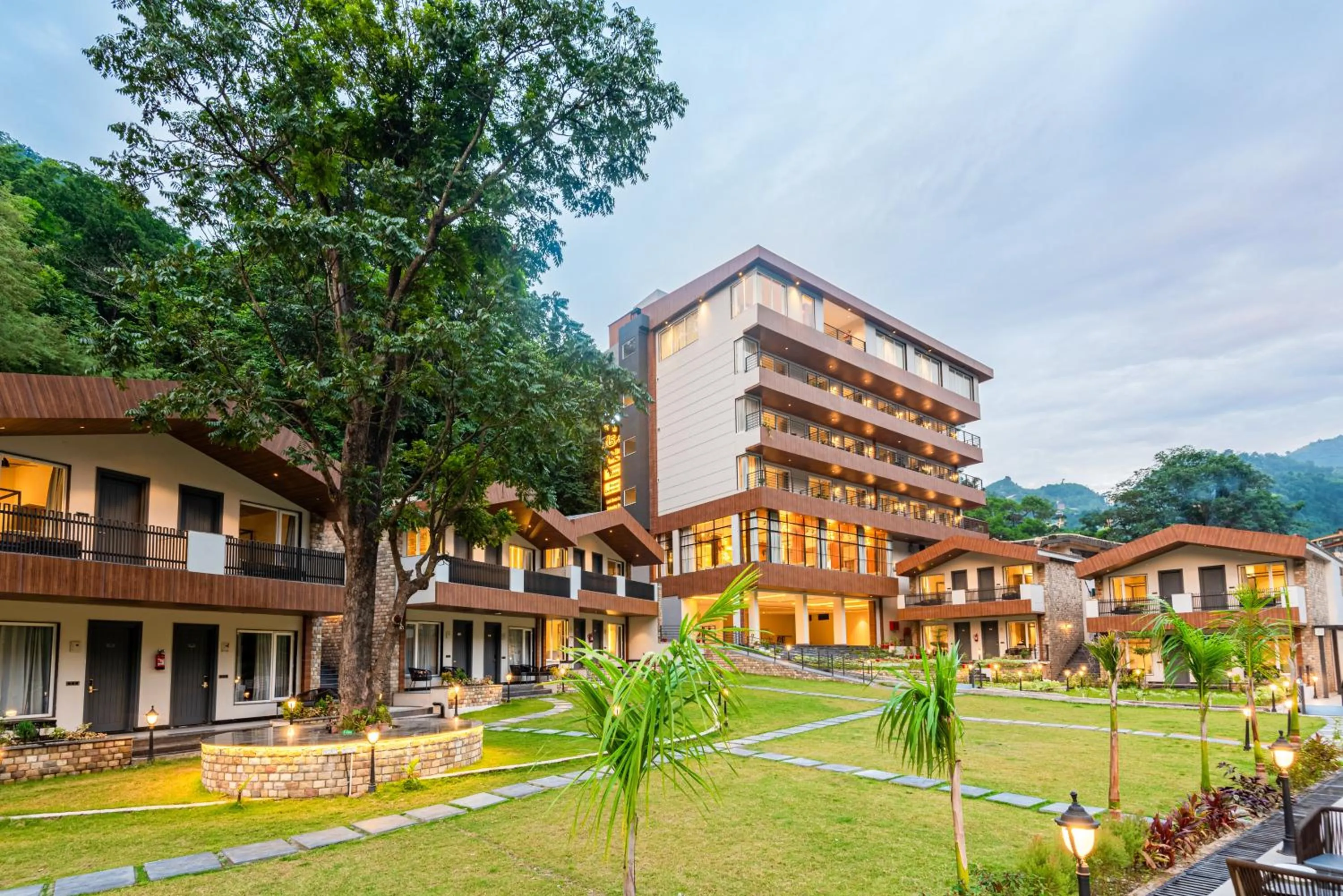 Property building in DLS Divine River Resort and Spa, Rishikesh