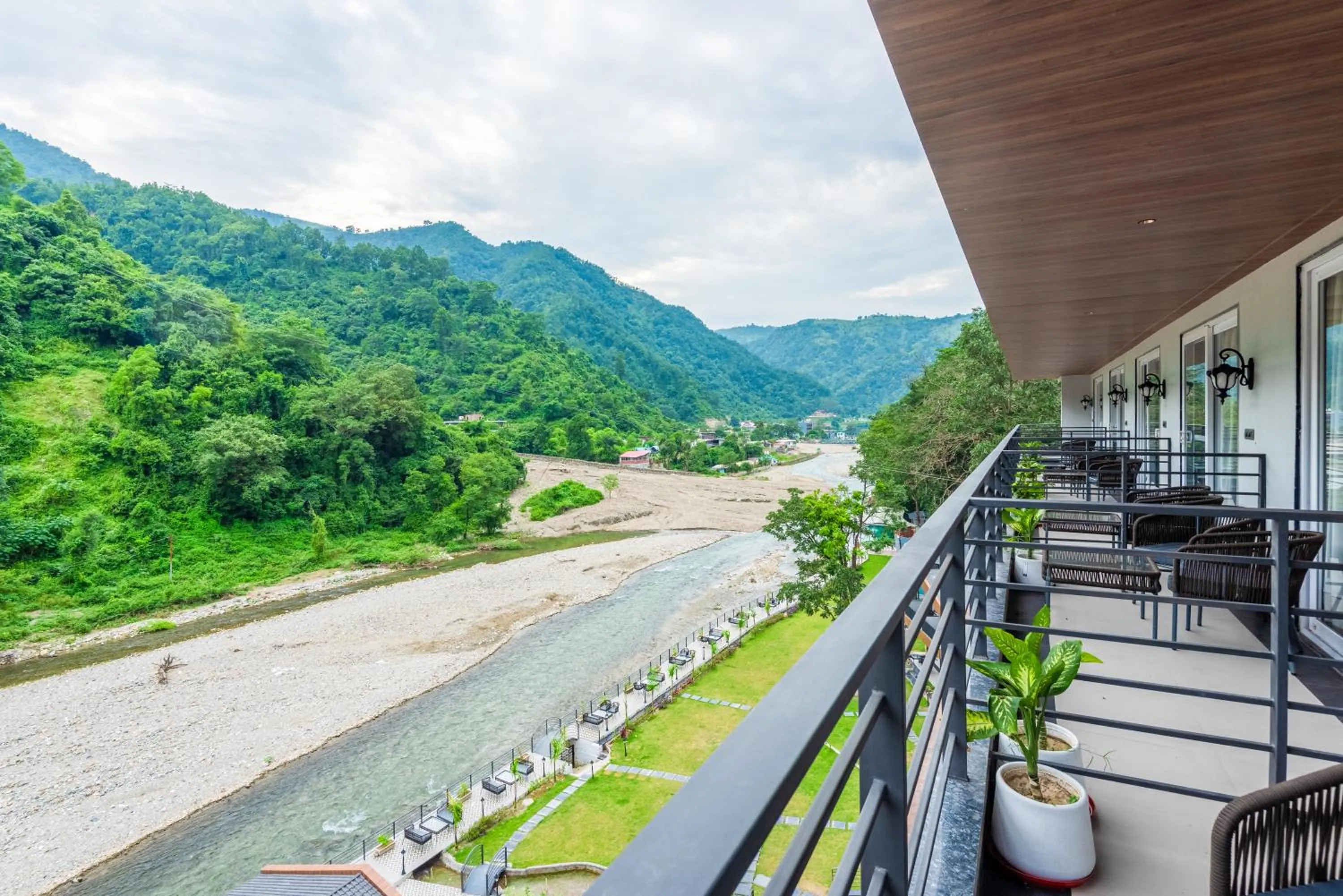 Property building in DLS Divine River Resort and Spa, Rishikesh