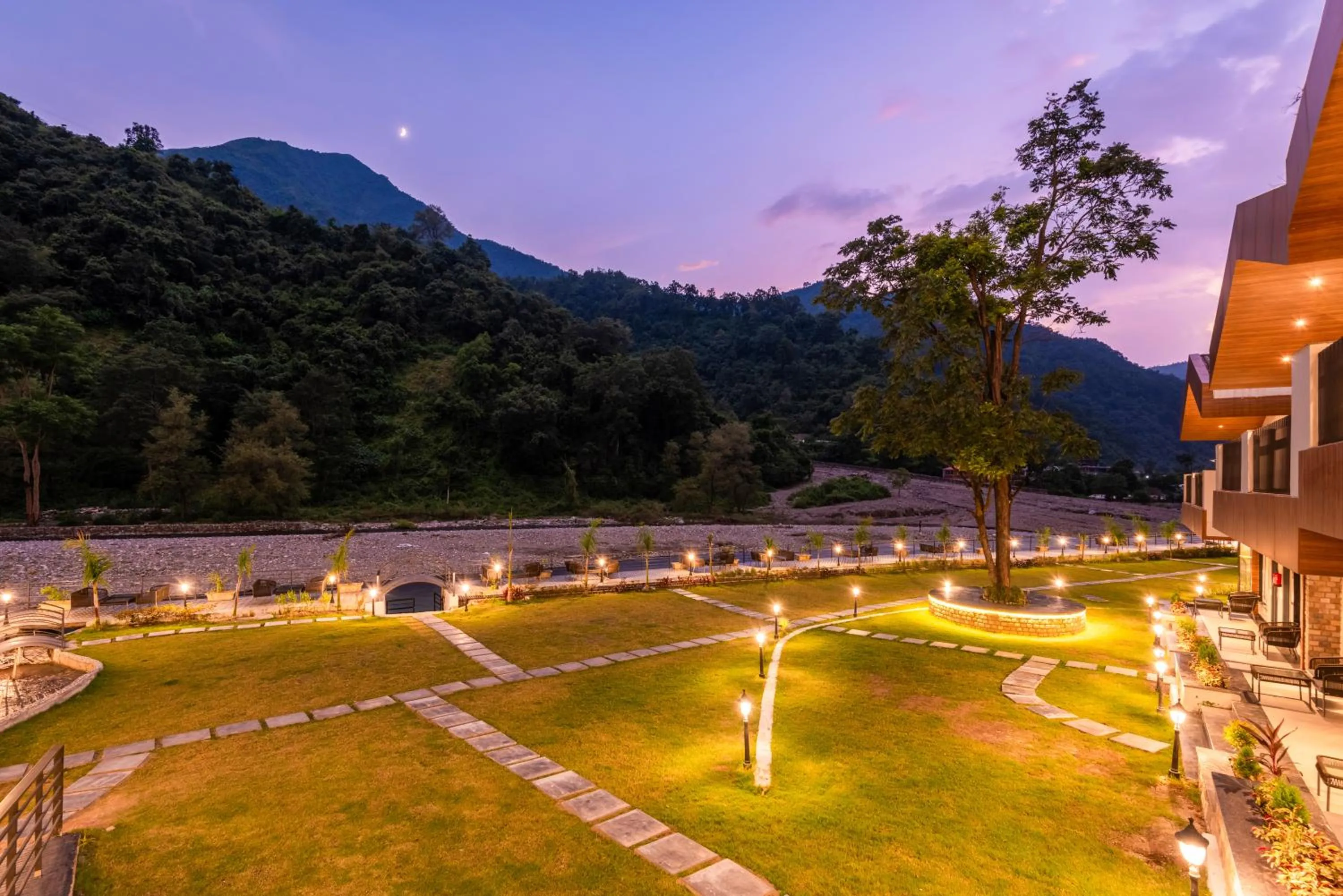 Property building in DLS Divine River Resort and Spa, Rishikesh