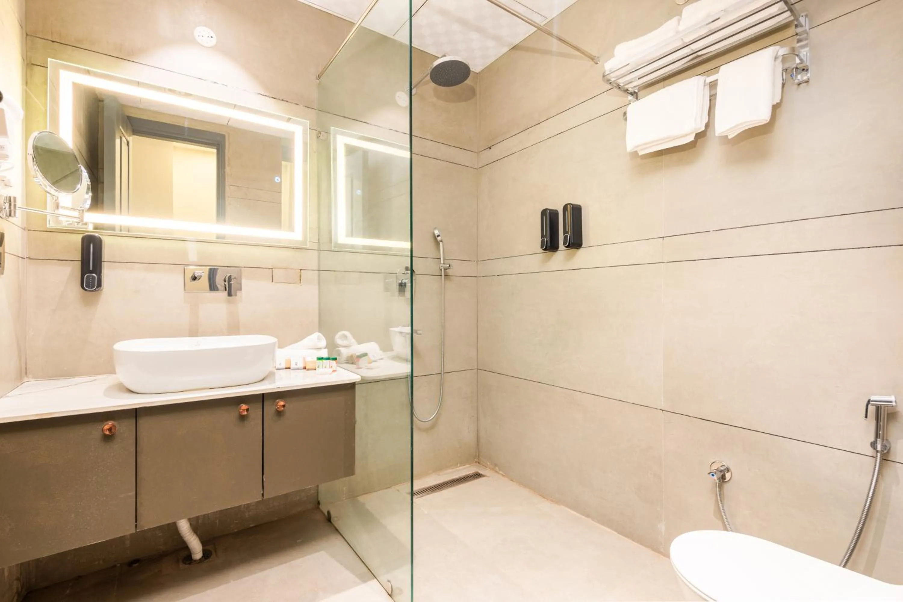 Bathroom in DLS Divine River Resort and Spa, Rishikesh