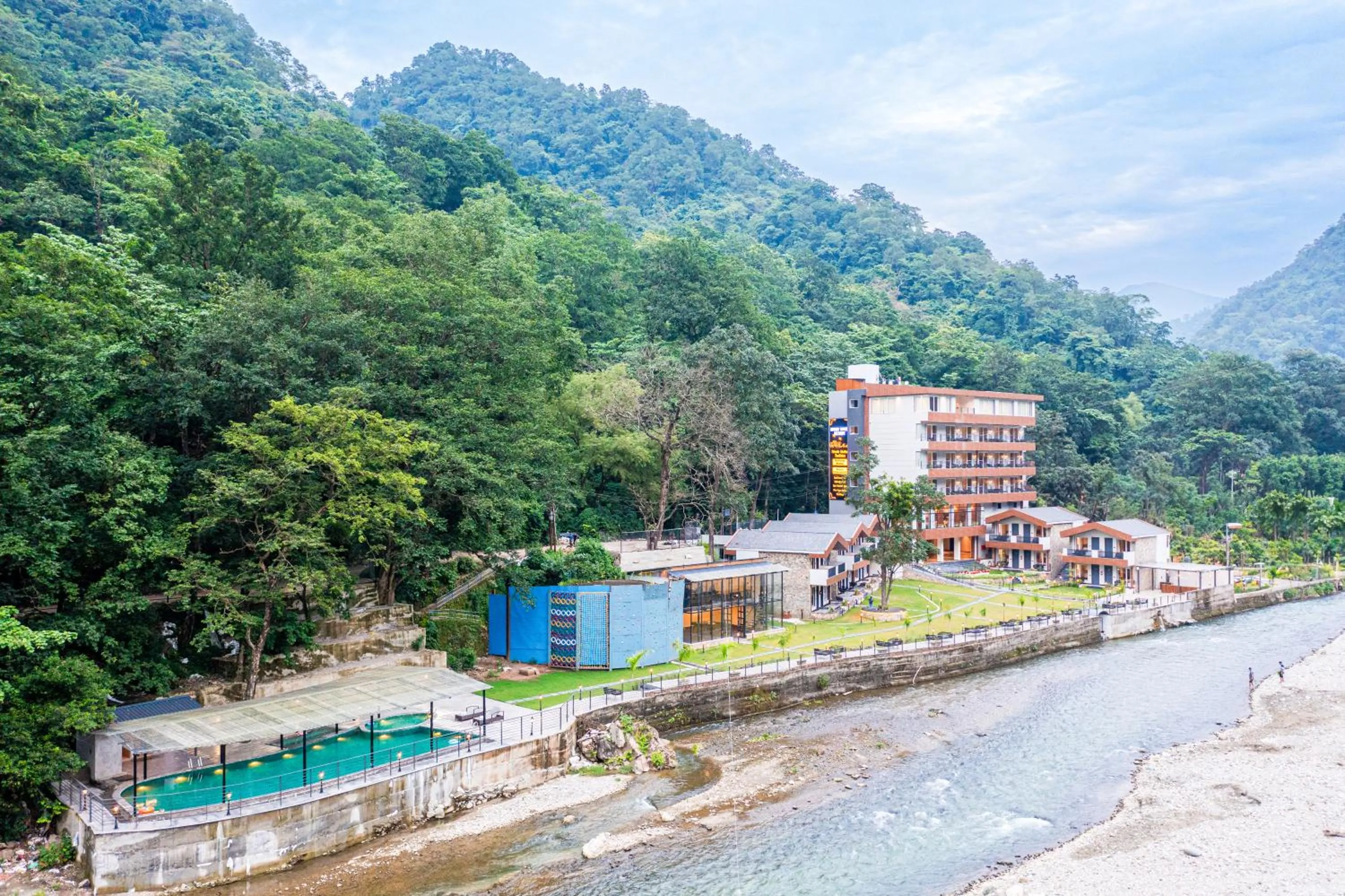 Property building in DLS Divine River Resort and Spa, Rishikesh