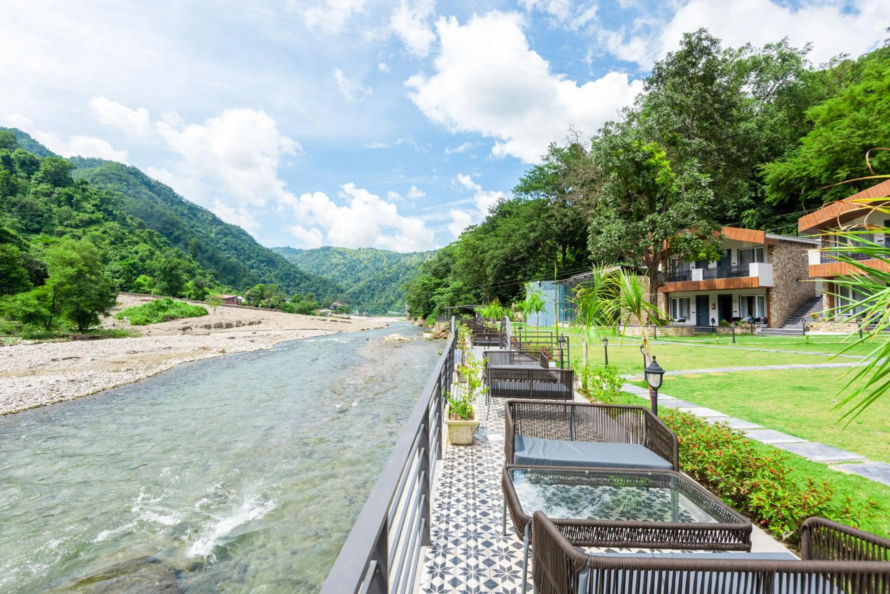 River view in DLS Divine River Resort and Spa, Rishikesh