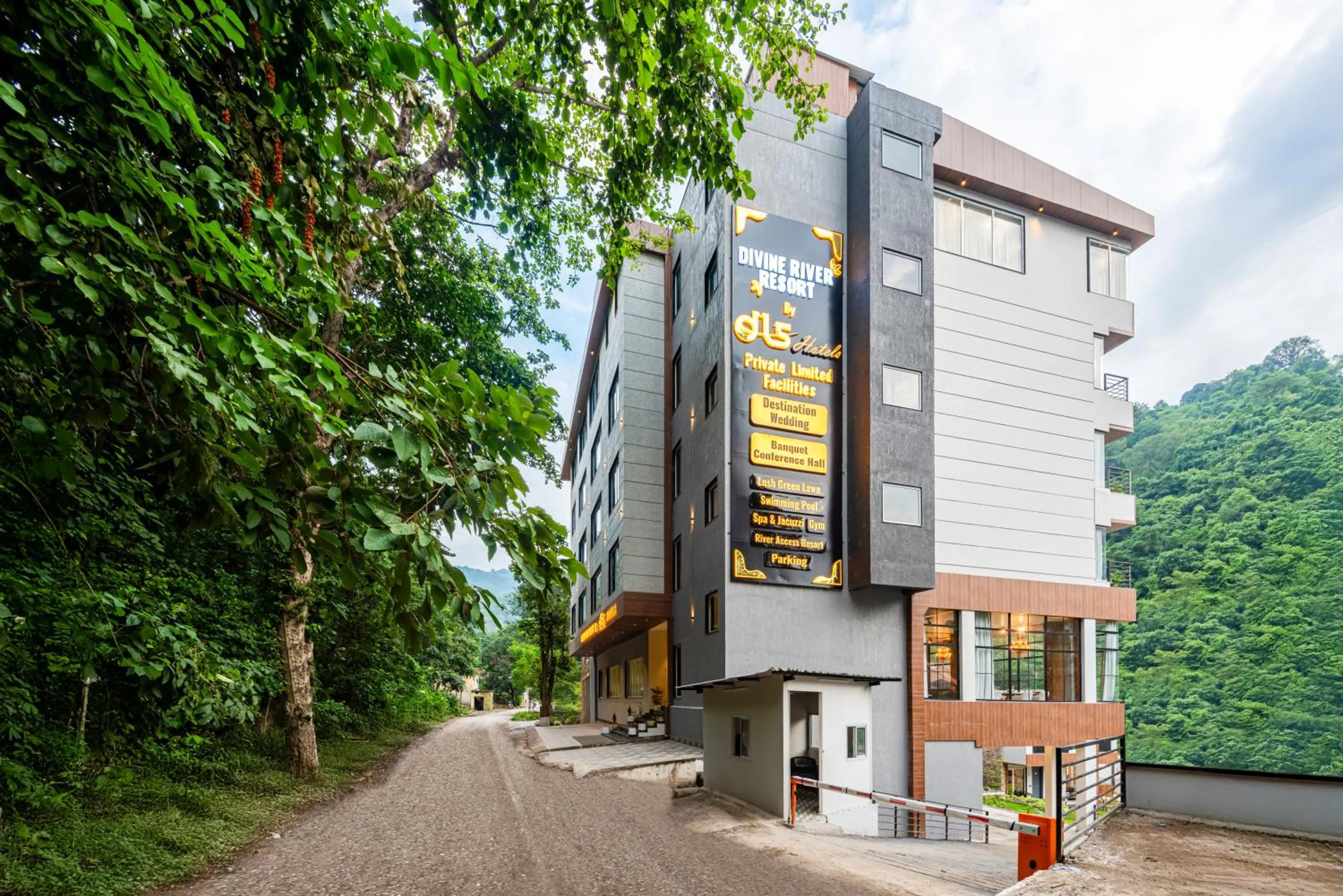 Property building in DLS Divine River Resort and Spa, Rishikesh