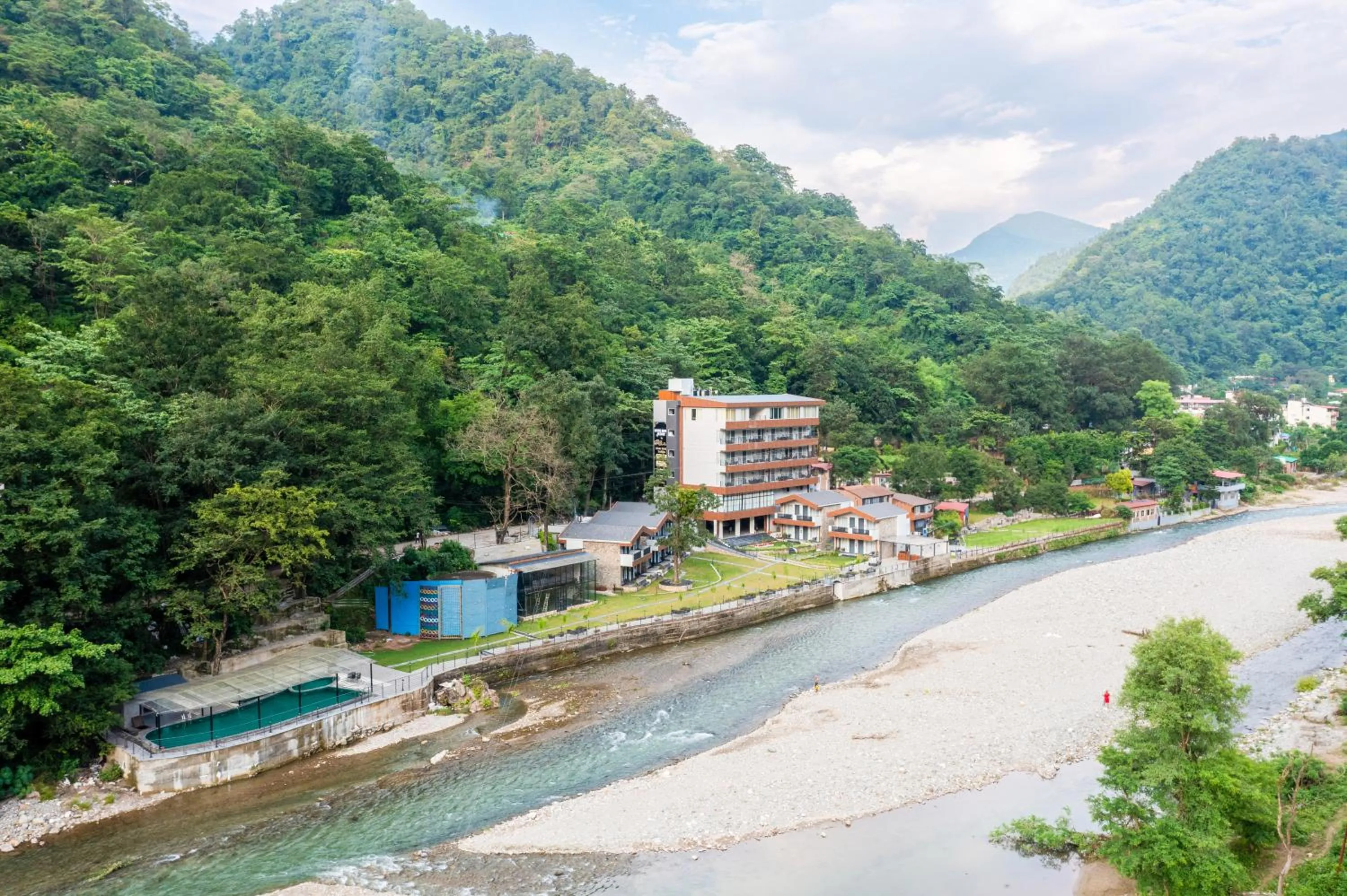 Property building in DLS Divine River Resort and Spa, Rishikesh