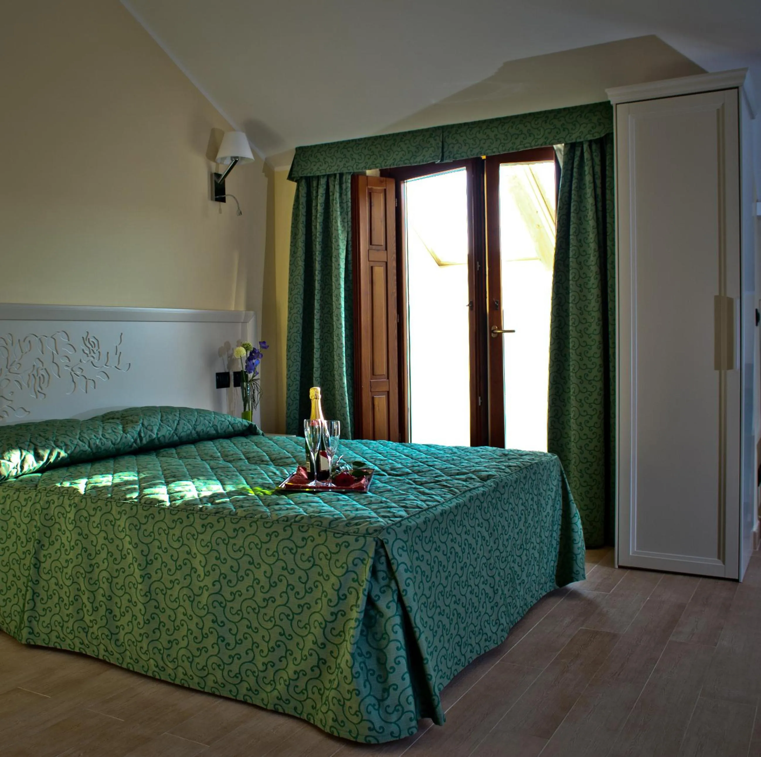 Bed in Hotel San Berardo