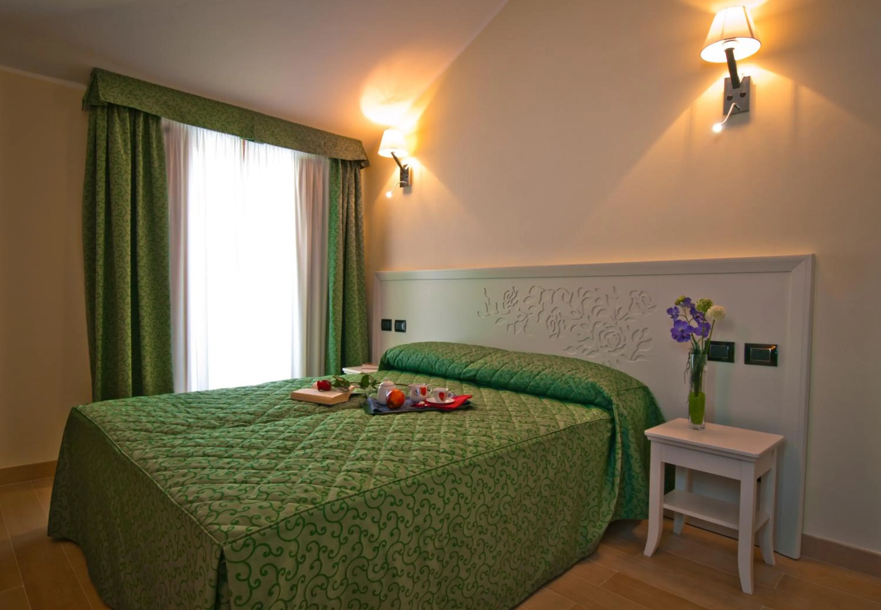 Bed in Hotel San Berardo