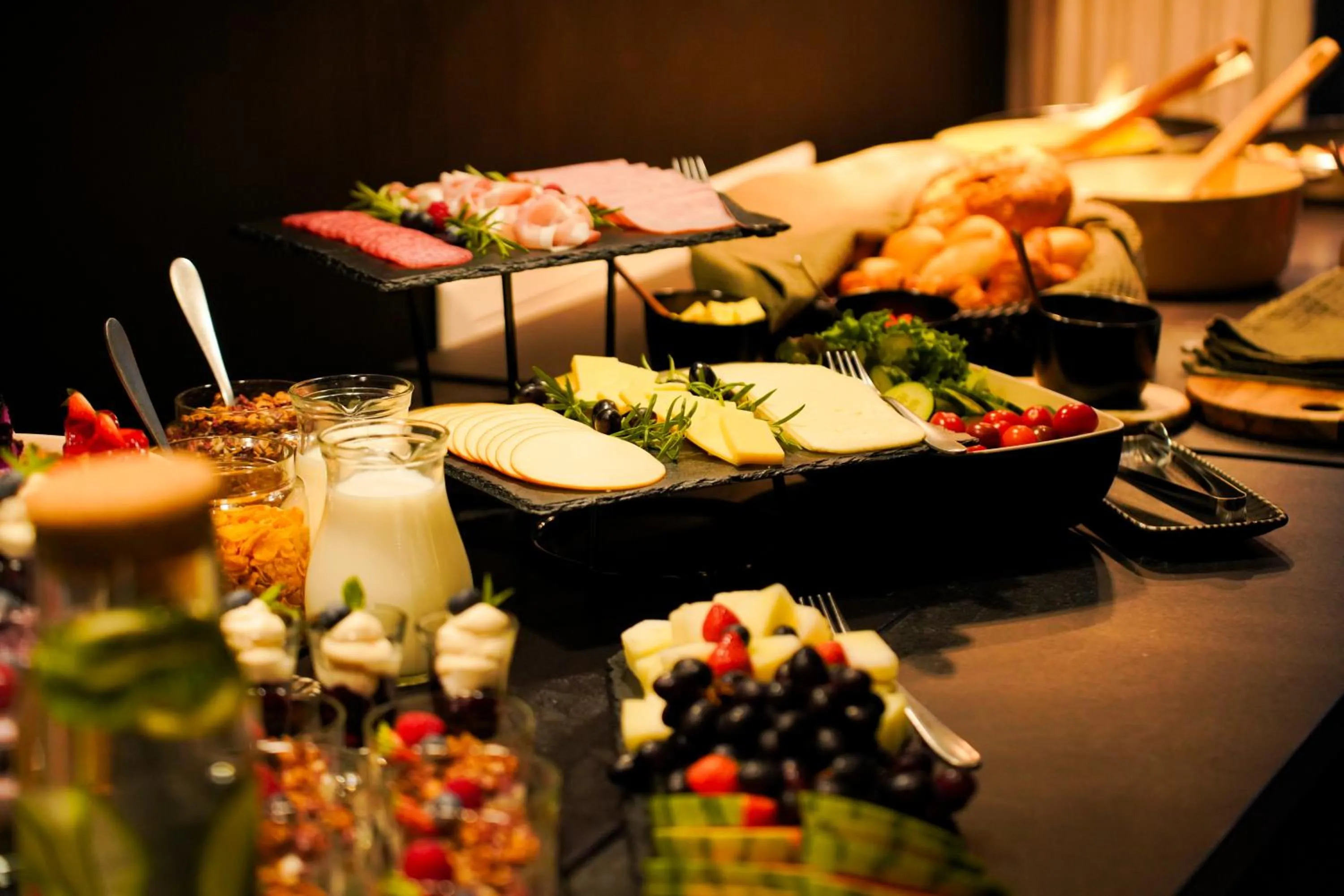 Breakfast in Silver Birch Resort Lapland