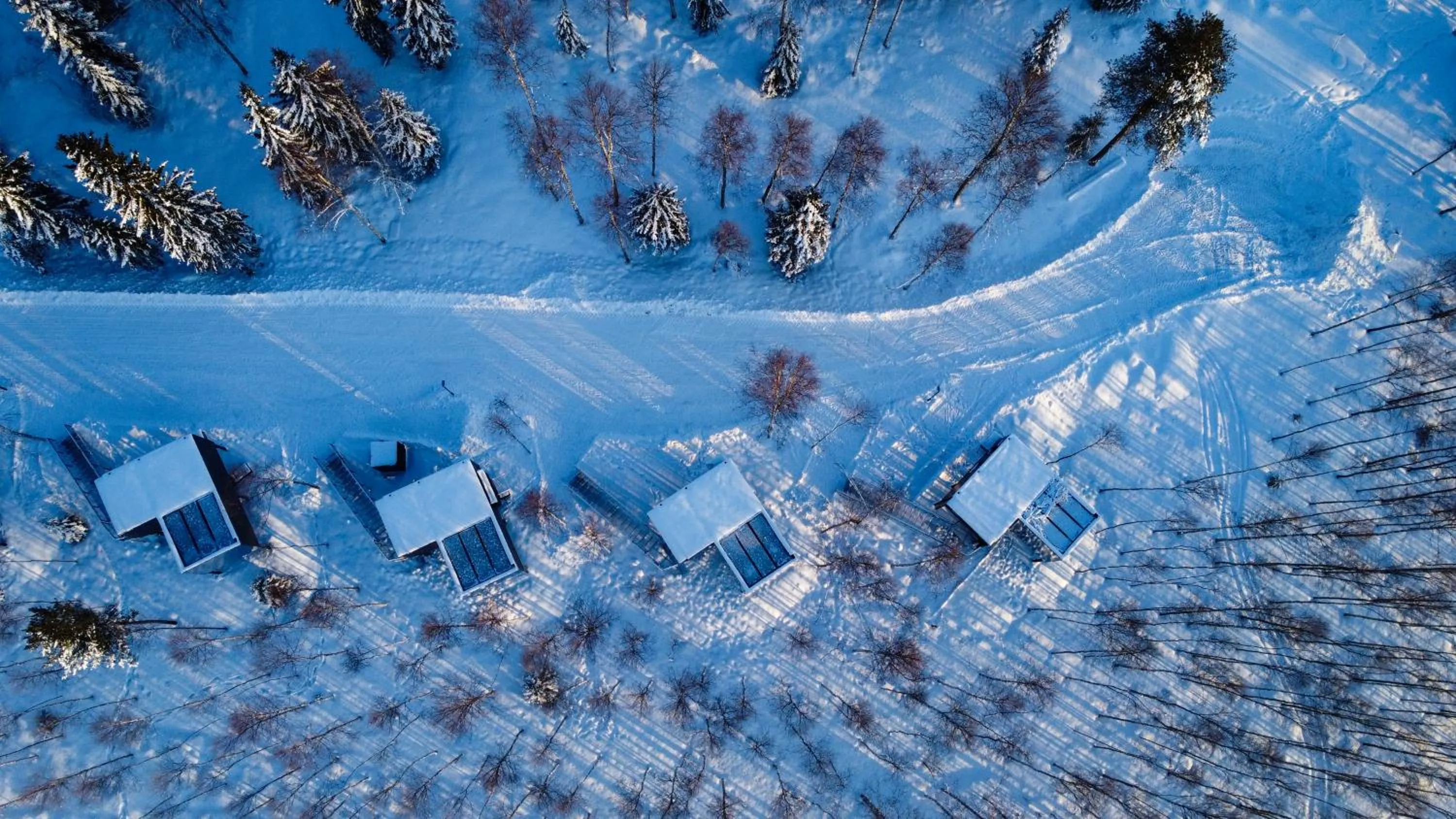 Property building in Silver Birch Resort Lapland