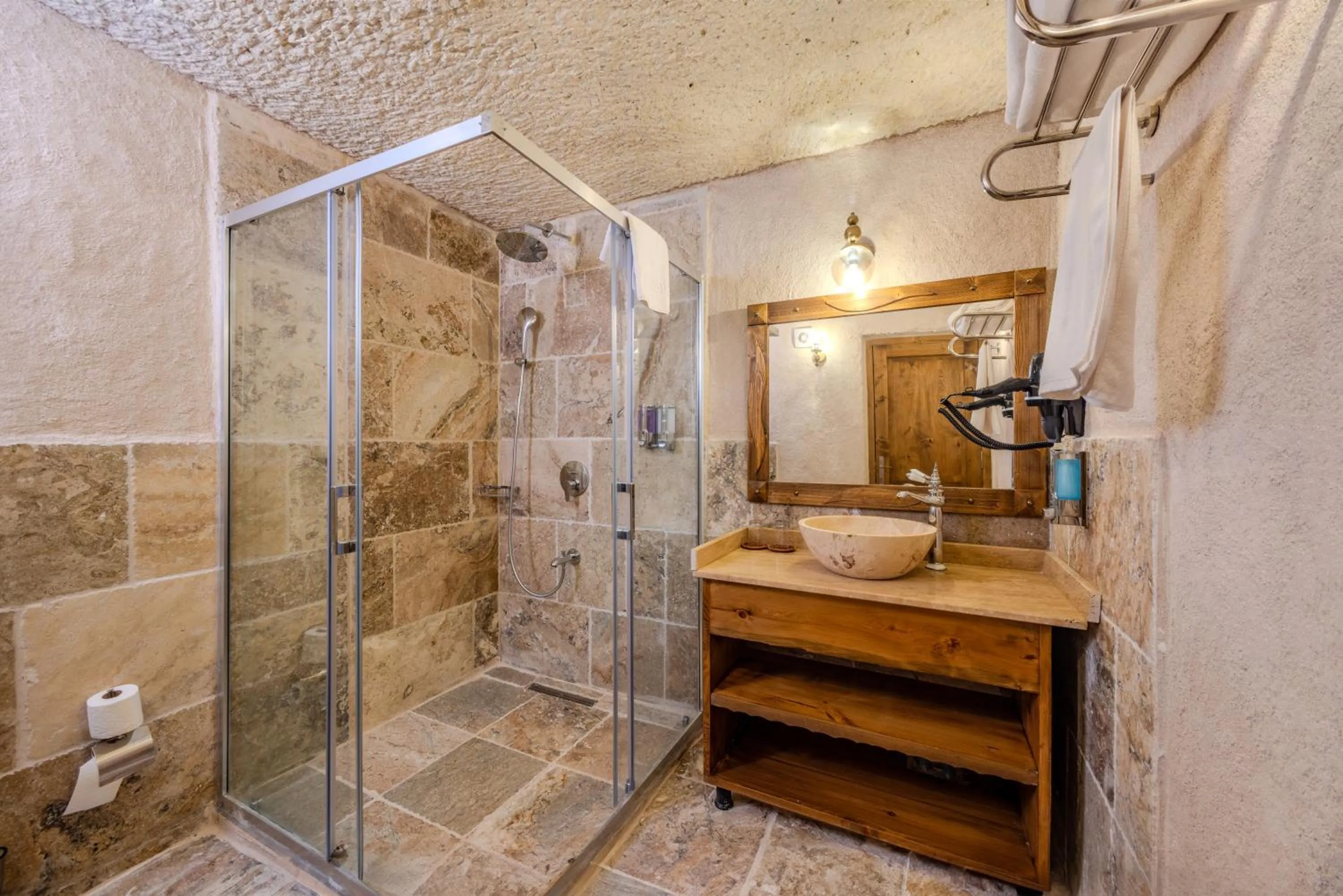 Shower in Gala Cave Cappadocia