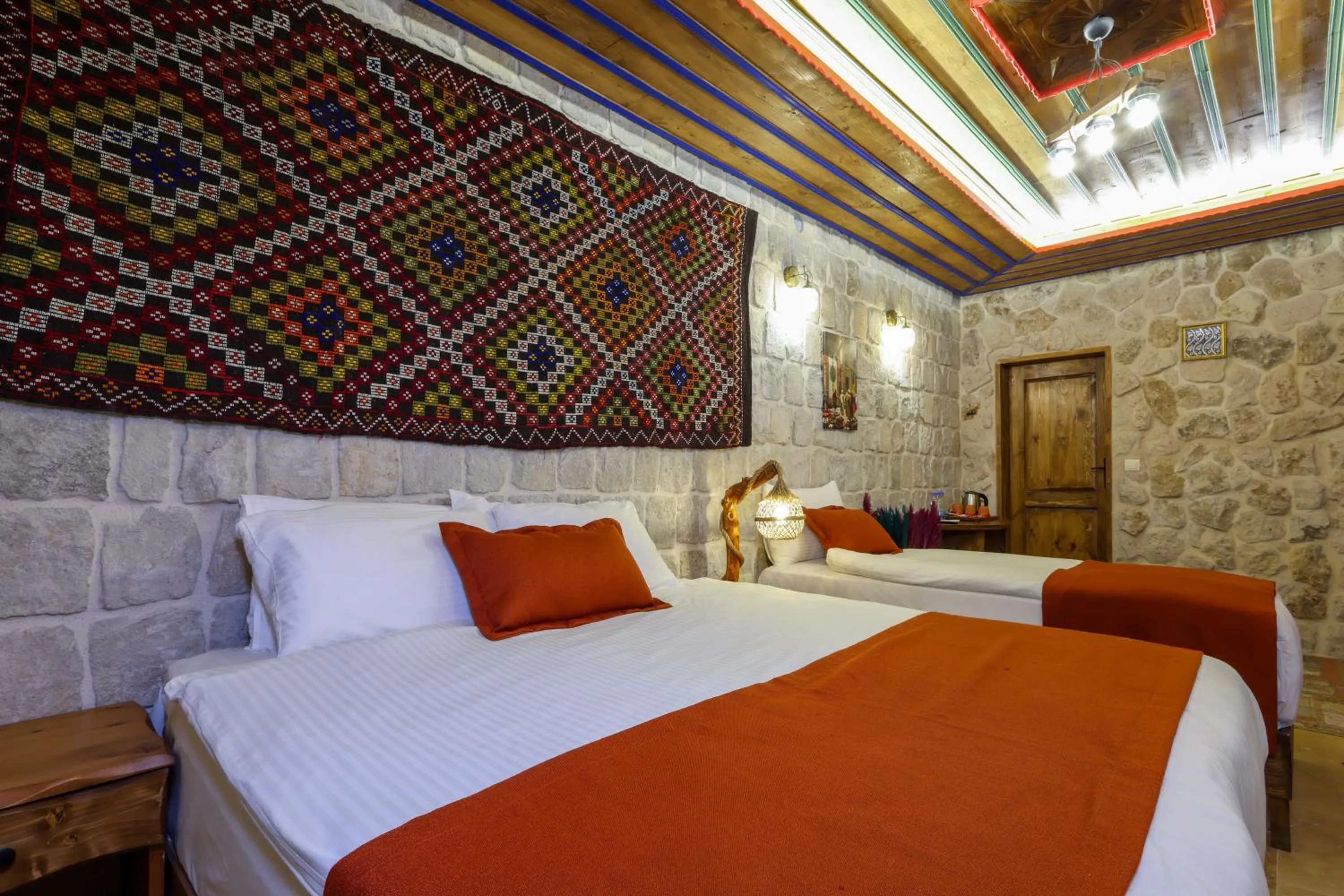 Bed in Gala Cave Cappadocia