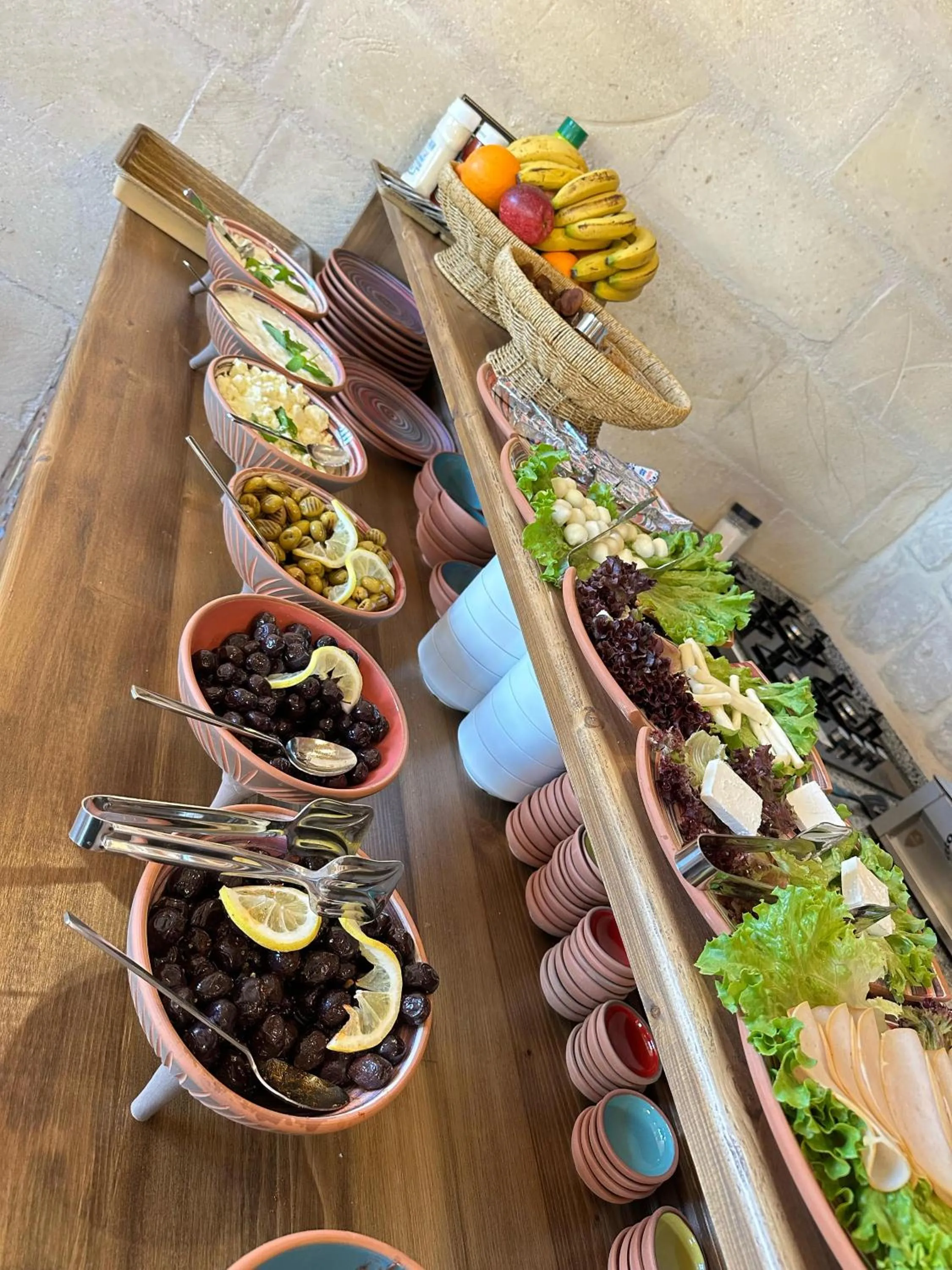 Food and drinks in Gala Cave Cappadocia