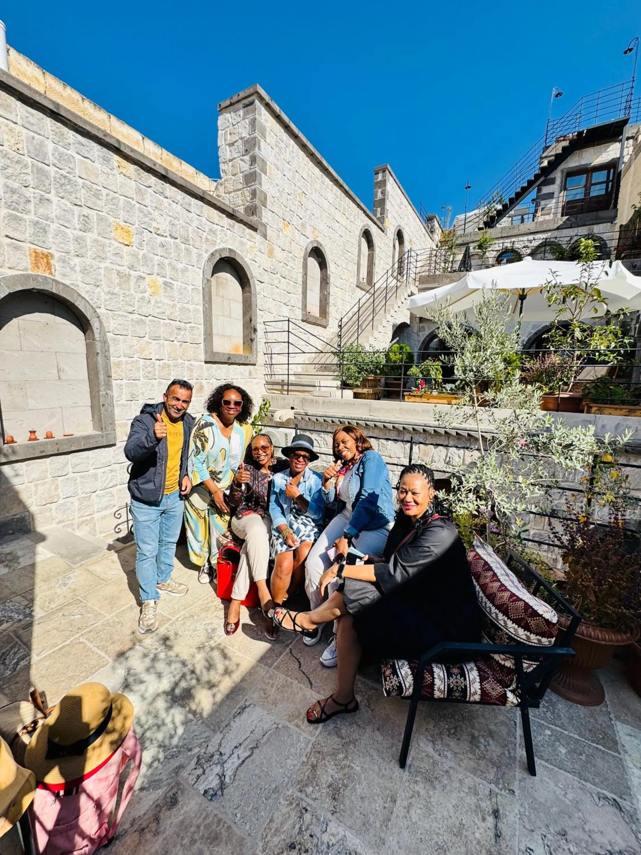 Garden in Gala Cave Cappadocia