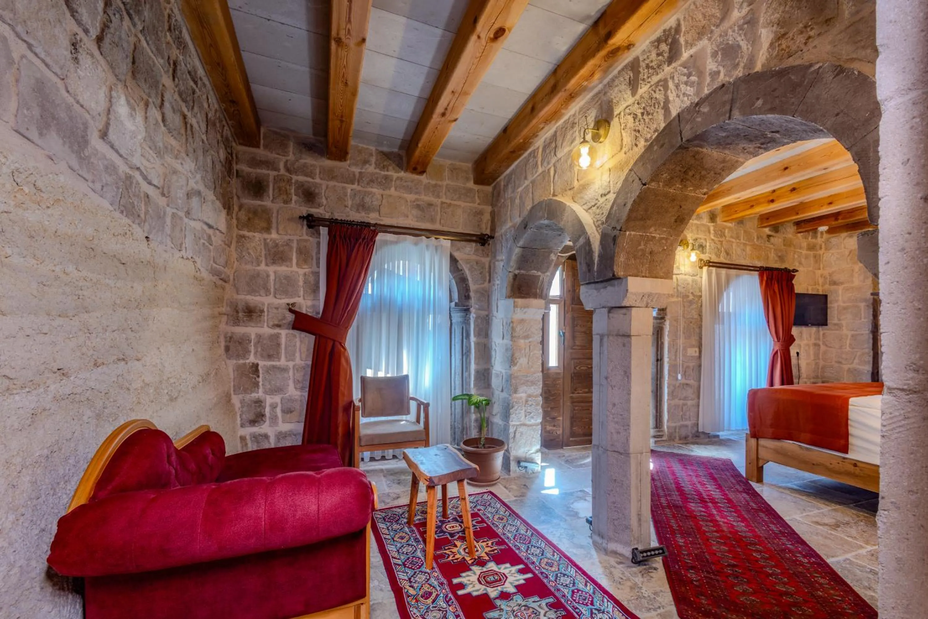 Living room in Gala Cave Cappadocia