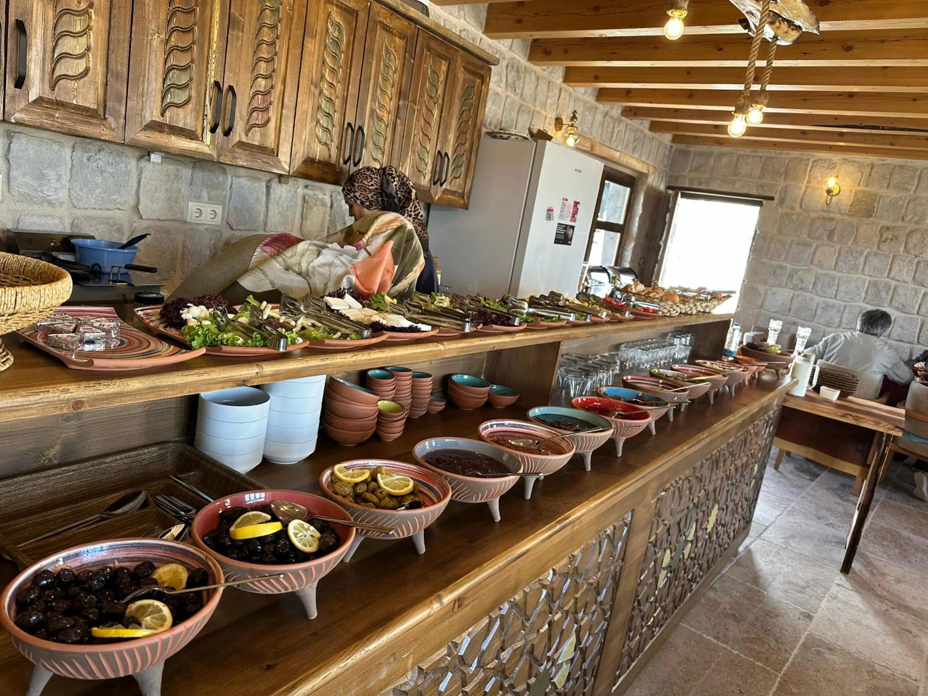 Kitchen or kitchenette in Gala Cave Cappadocia