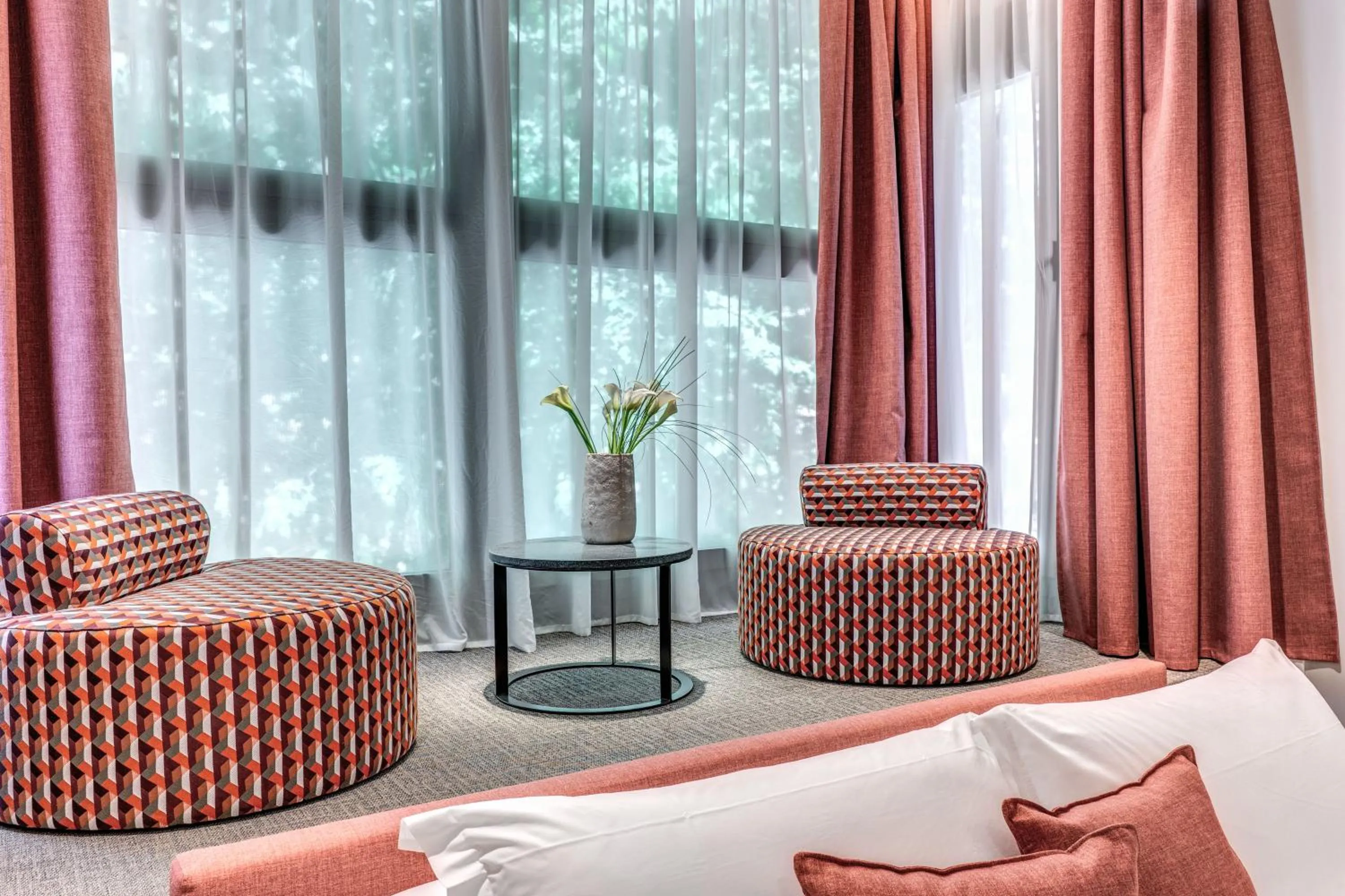 Bed in Parioli Cube Hotel