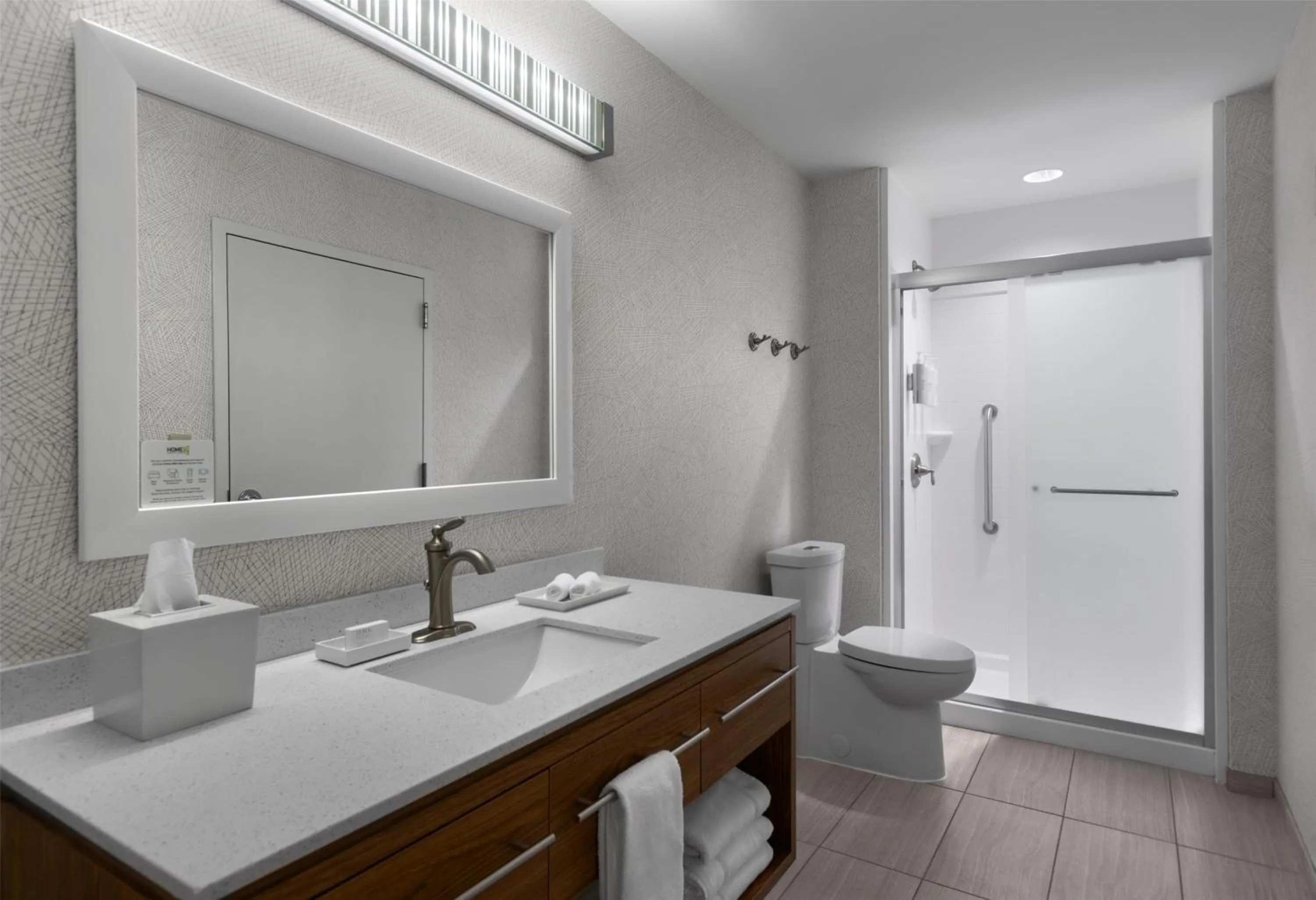 Bathroom in Home2 Suites by Hilton Greenville Airport