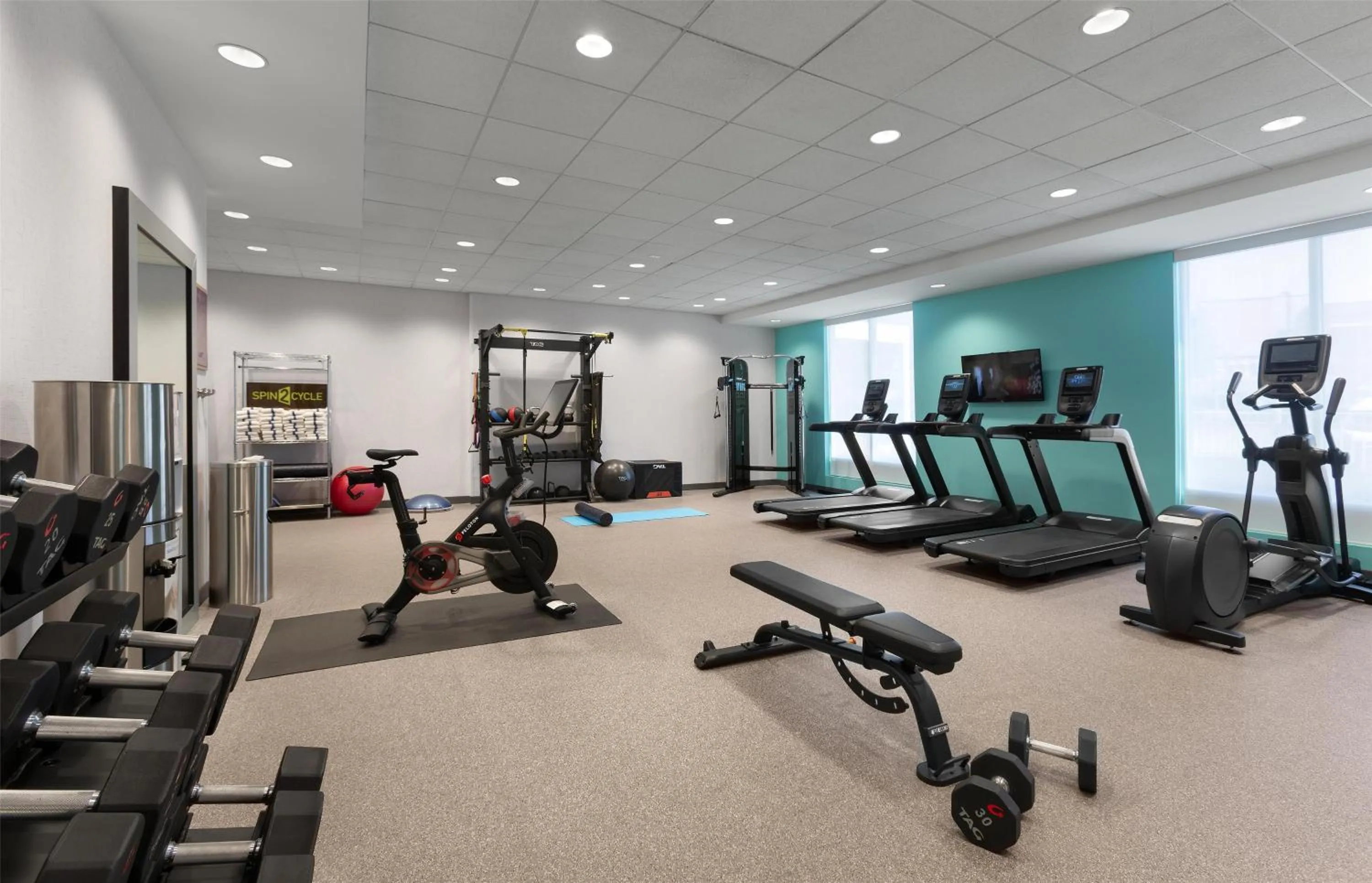 Fitness centre/facilities in Home2 Suites by Hilton Greenville Airport