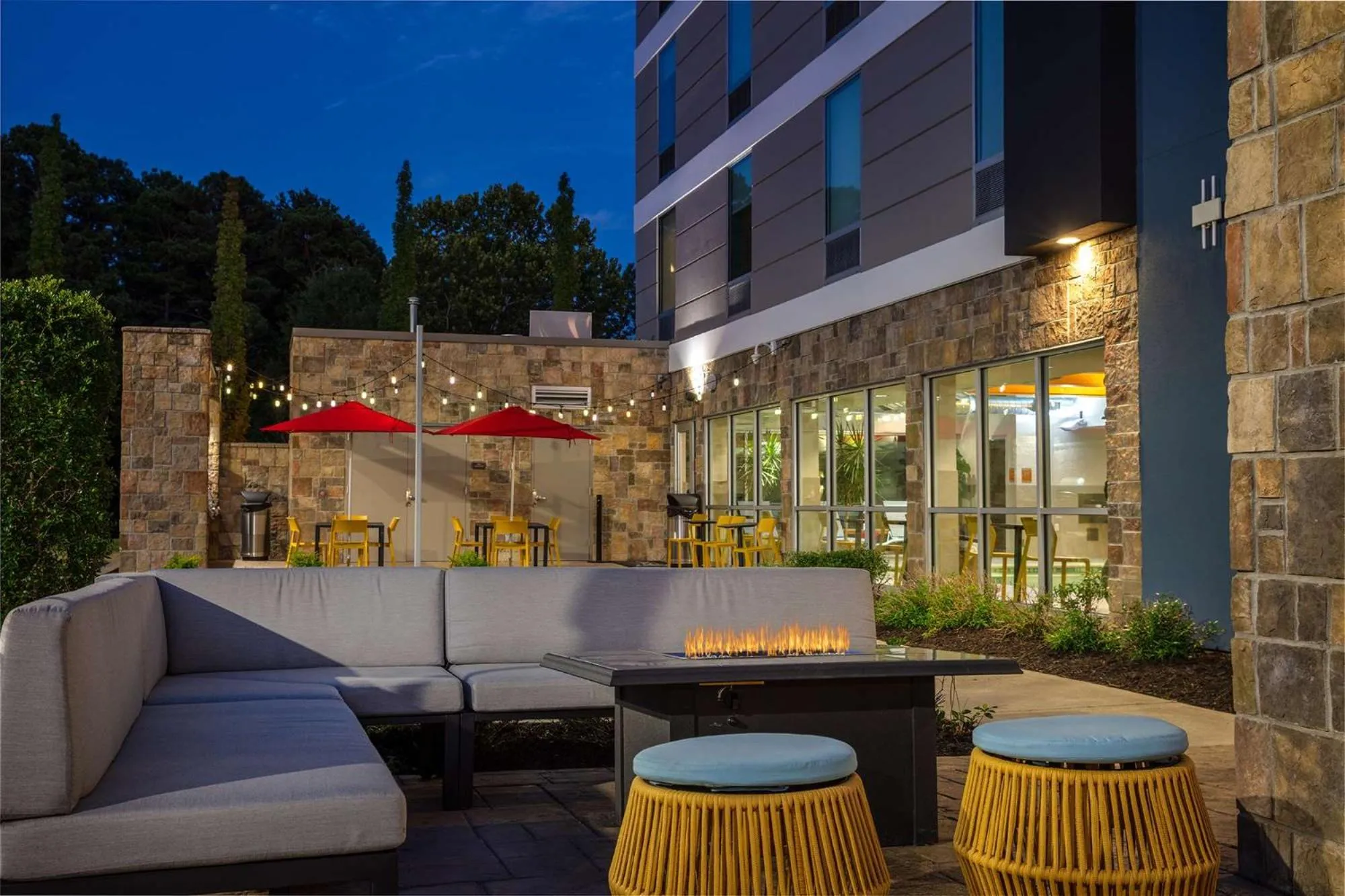 Patio in Home2 Suites by Hilton Little Rock West