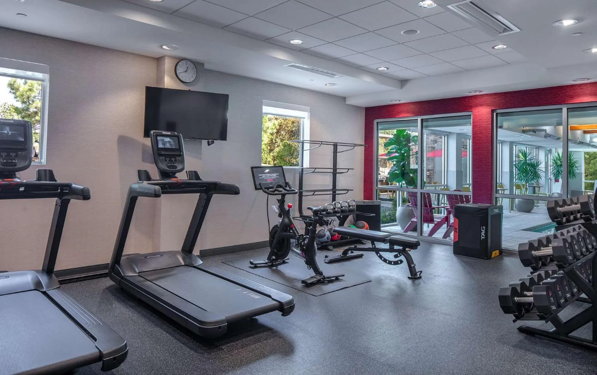 Fitness centre/facilities in Home2 Suites by Hilton Little Rock West