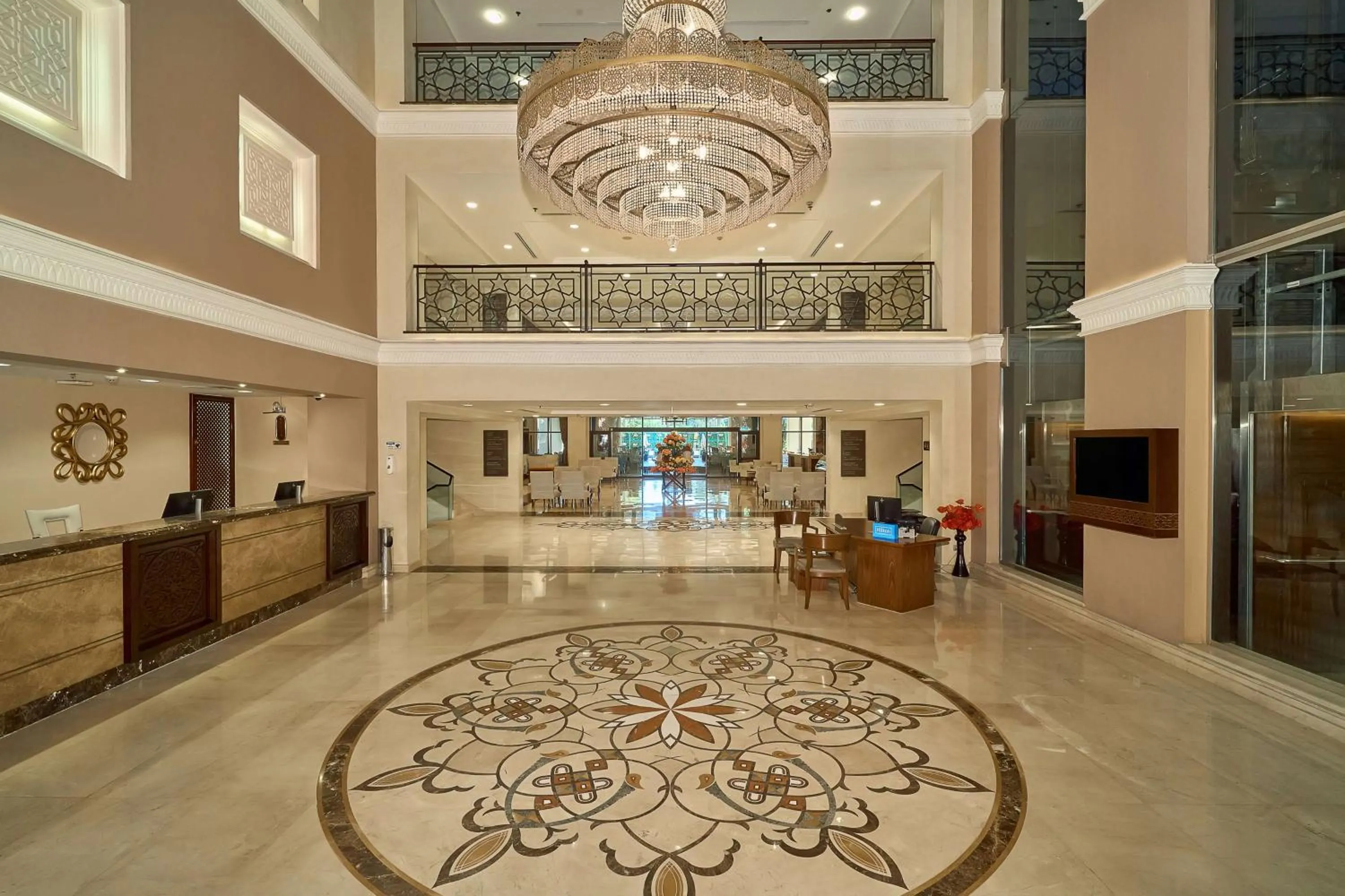 Lobby or reception in Hilton Alexandria King's Ranch Hotel