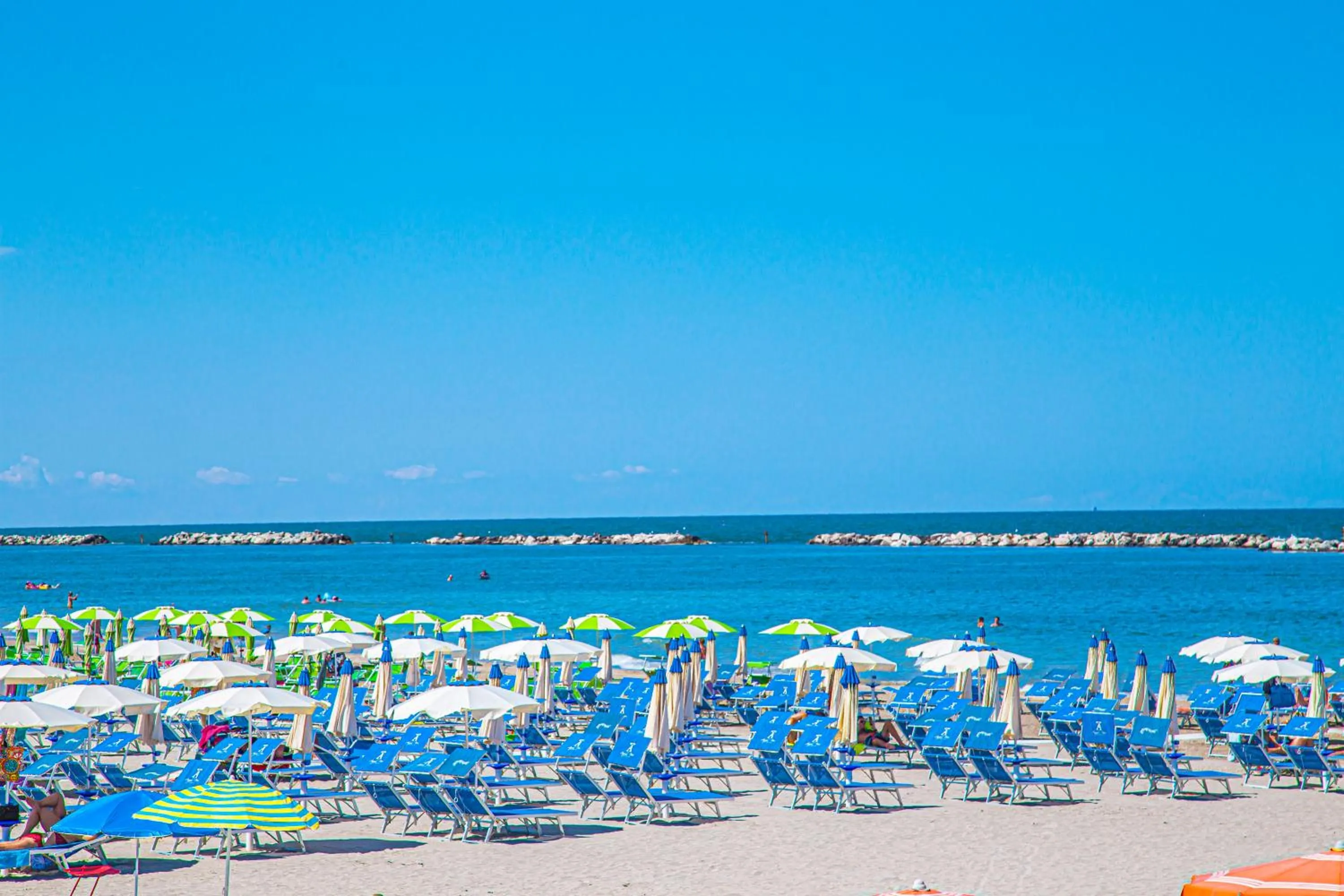 Beach in Hotel Luca