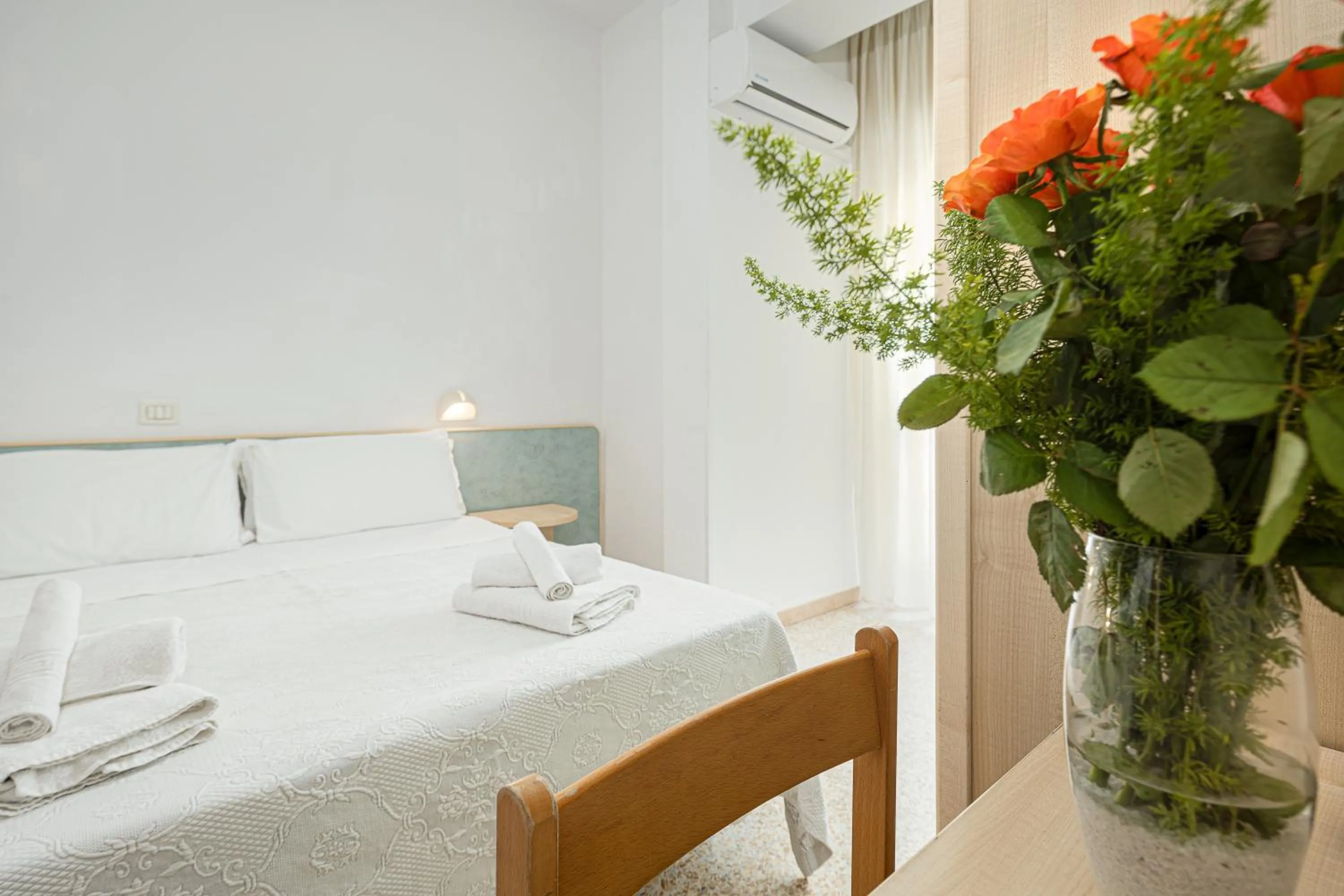 Bed in Hotel Luca
