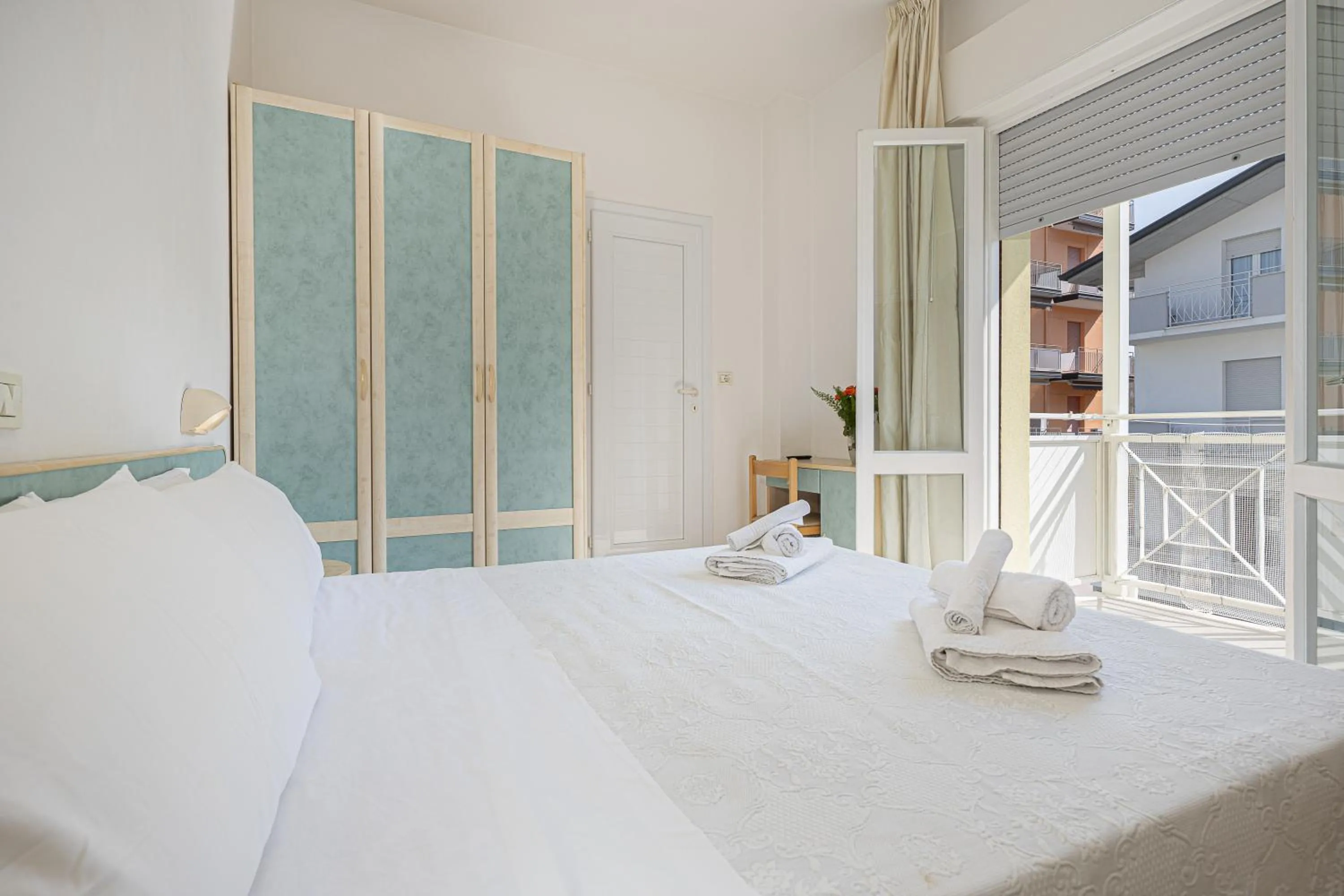 Bed in Hotel Luca