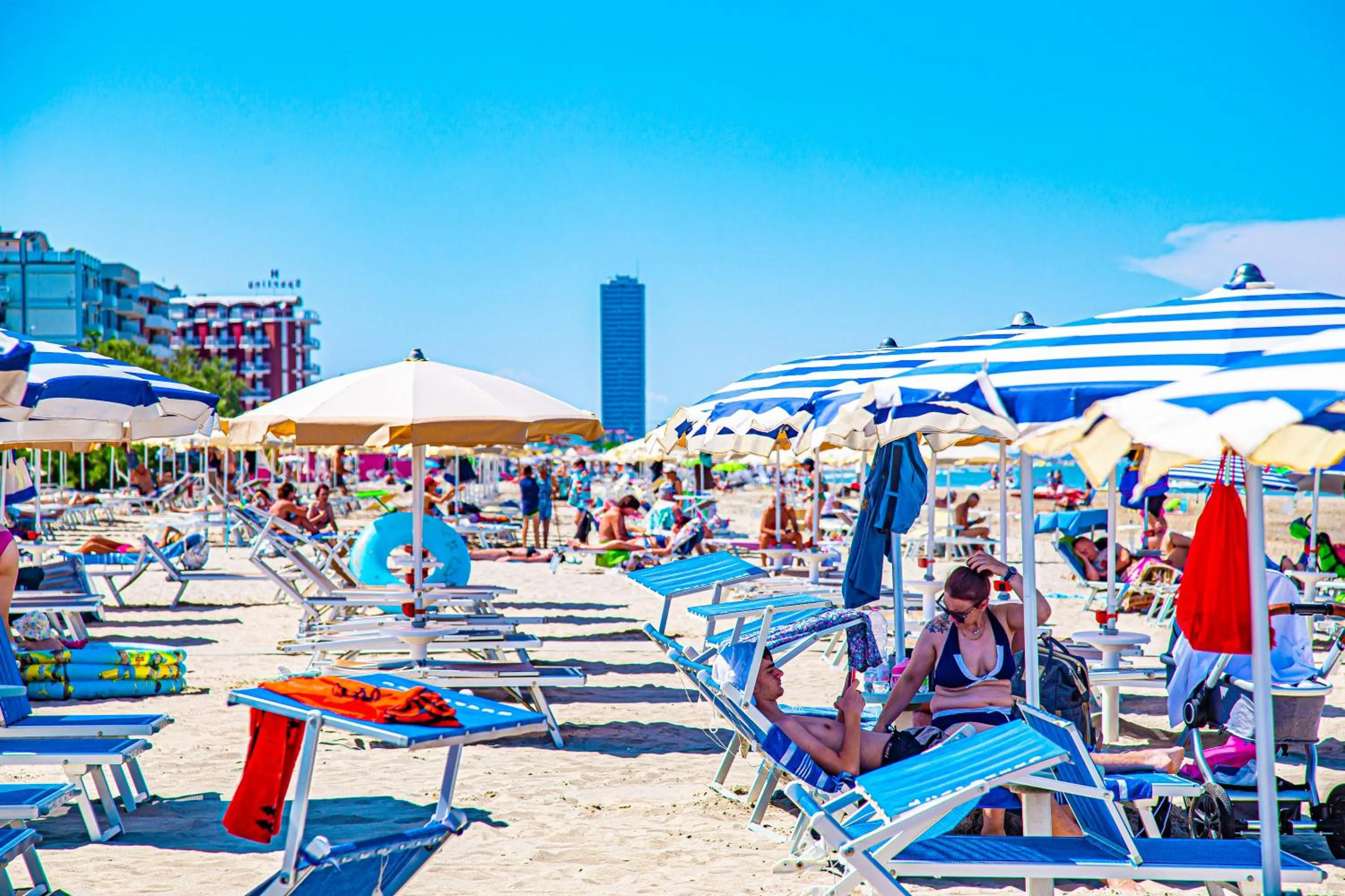 Beach in Hotel Luca