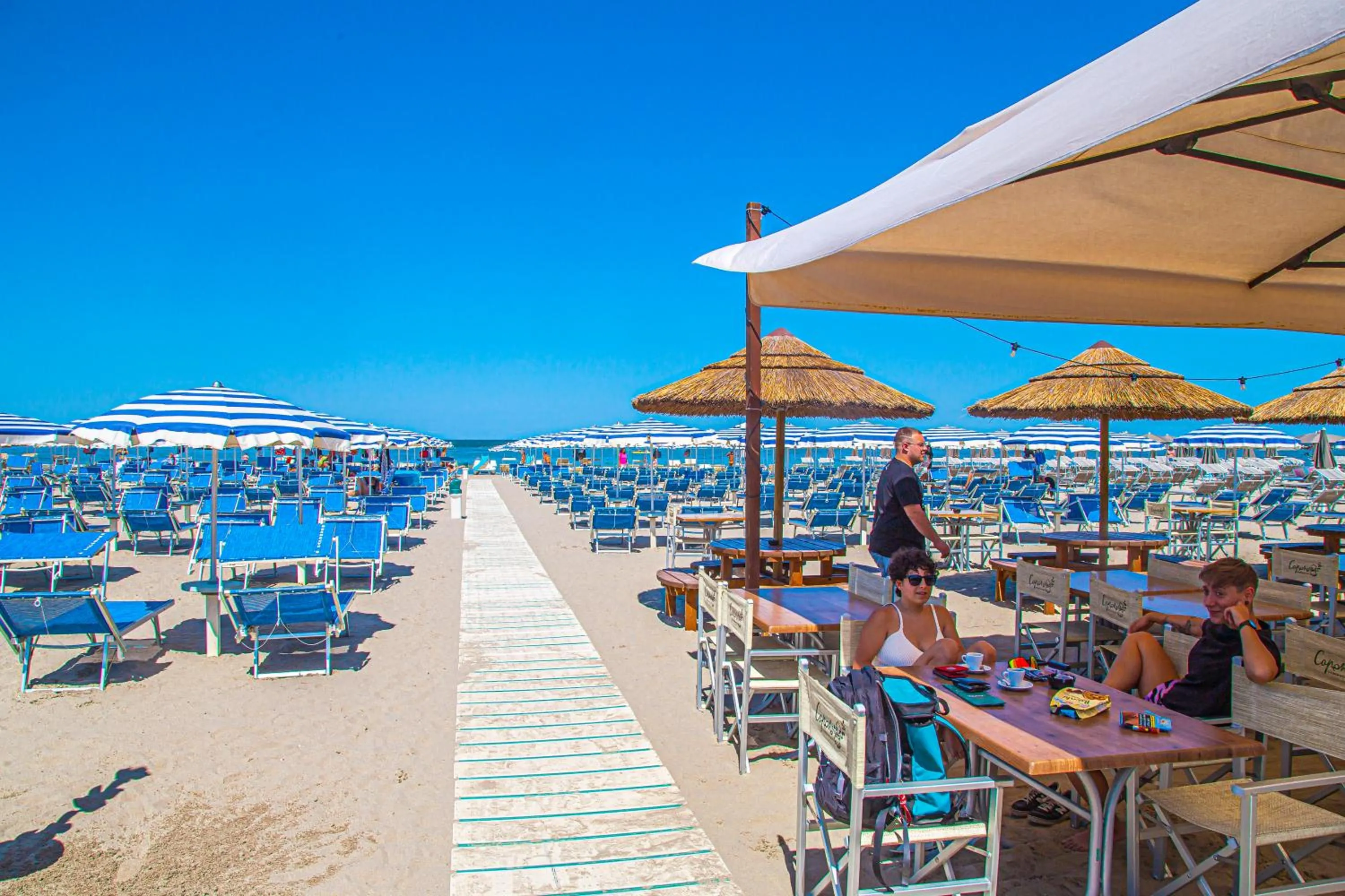 Beach in Hotel Luca