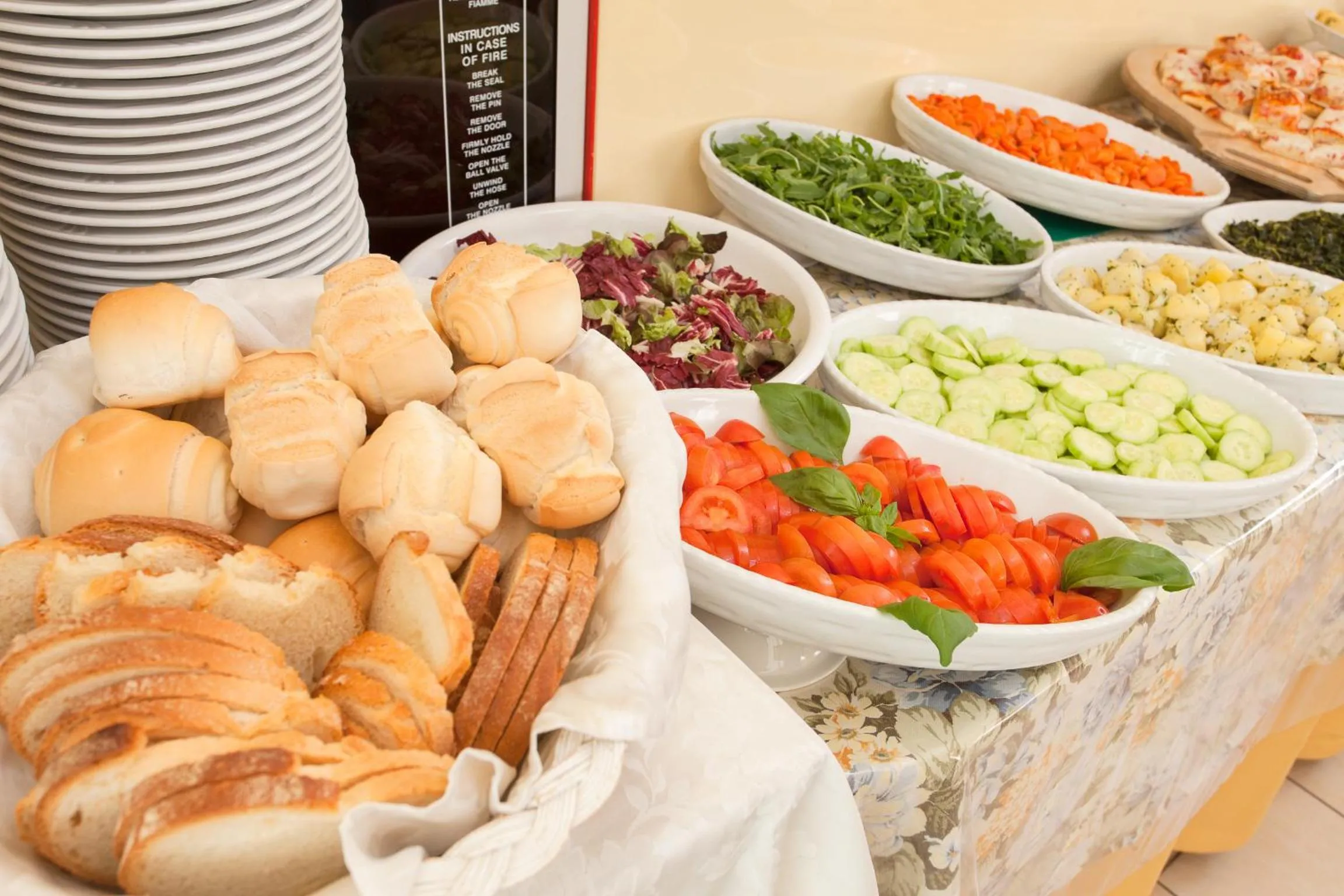 Food and drinks in Hotel Luca