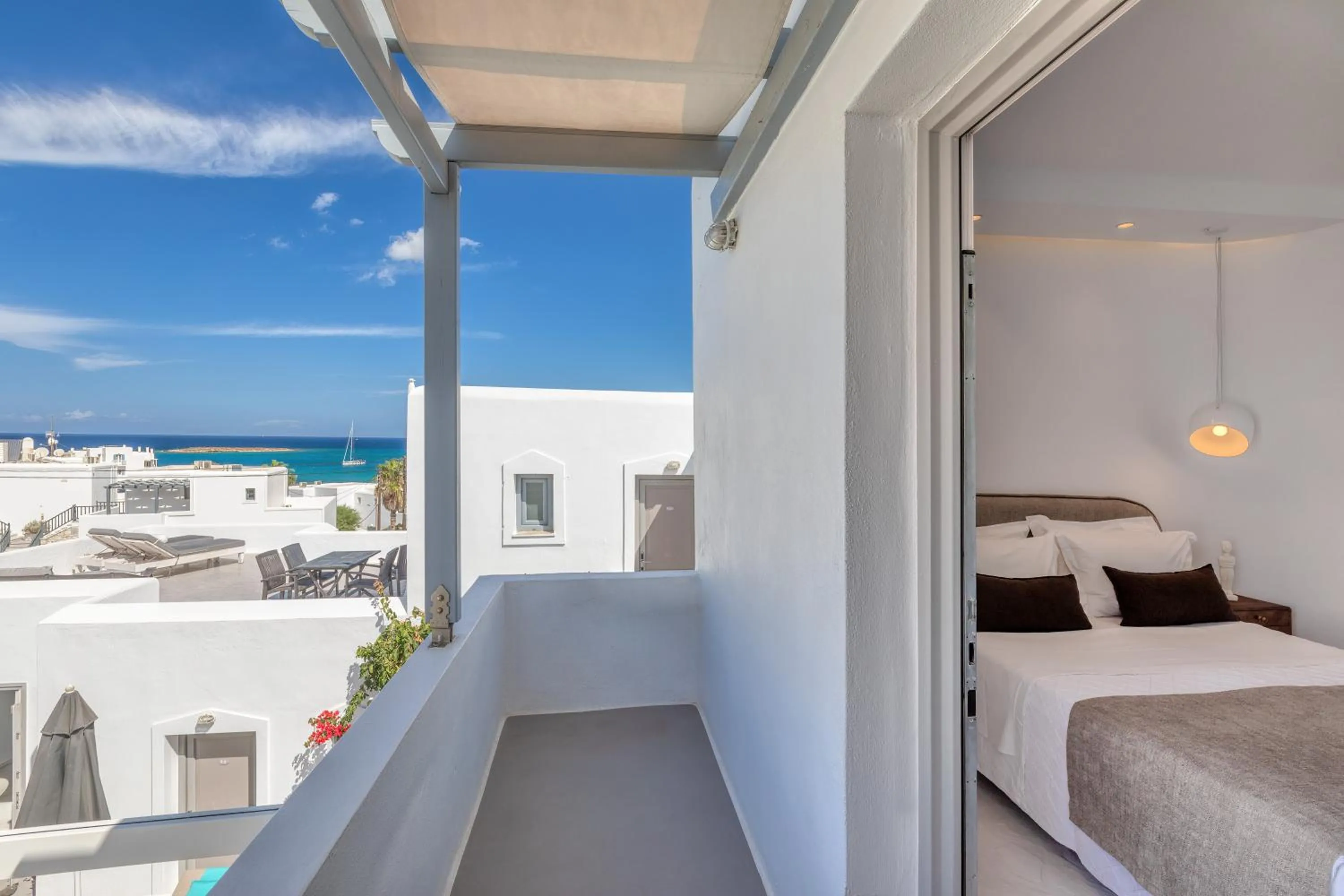 View (from property/room), Bed in Lilly Residence-All Sea View Suites, Adults Only