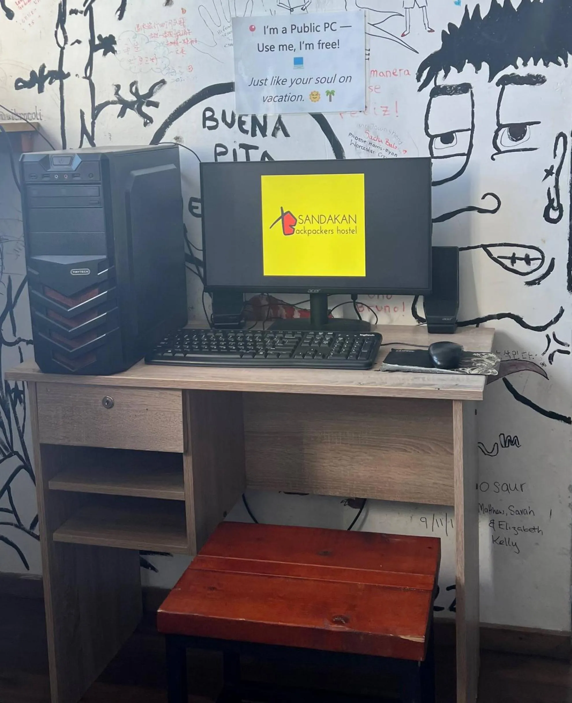 Business facilities in Sandakan Backpackers Hostel