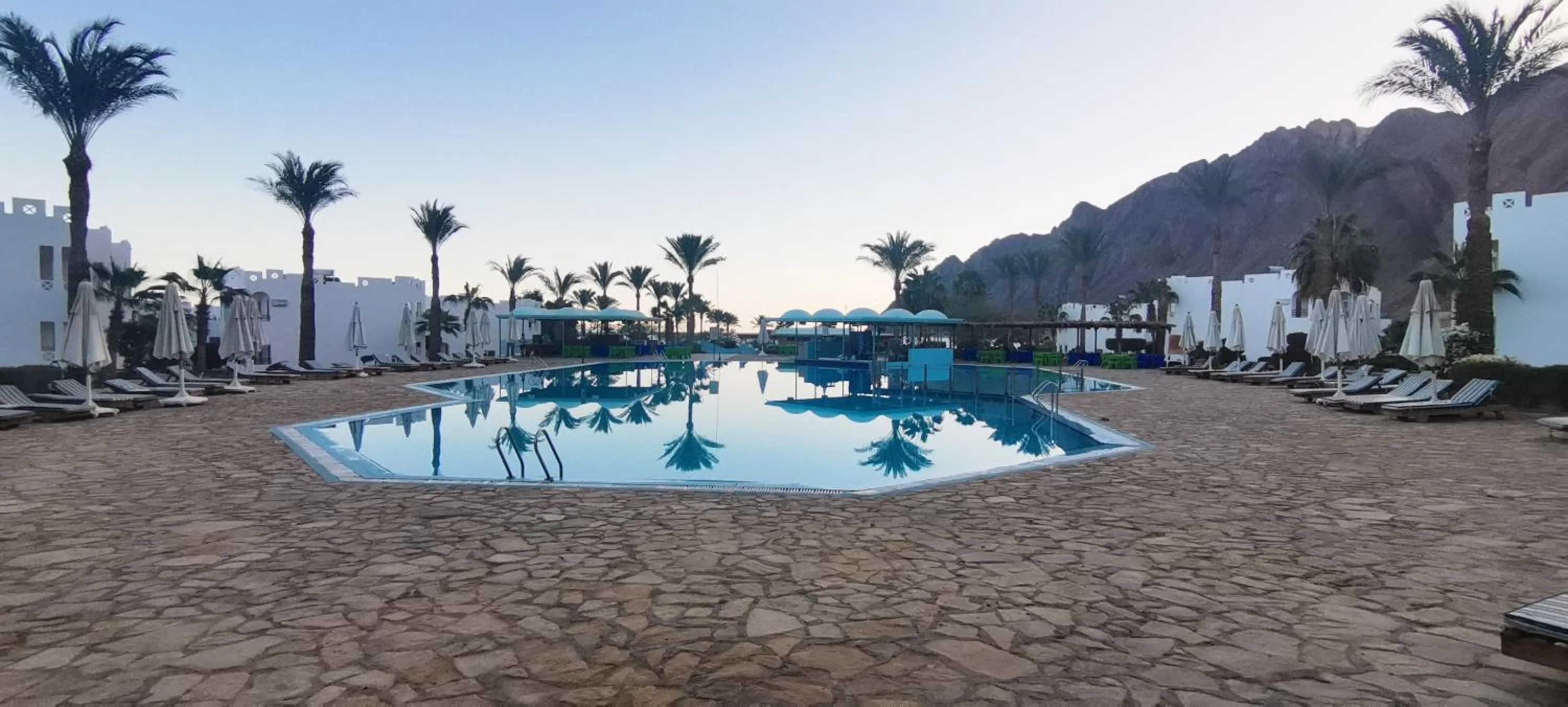 Pool view in Happy Life Village Dahab